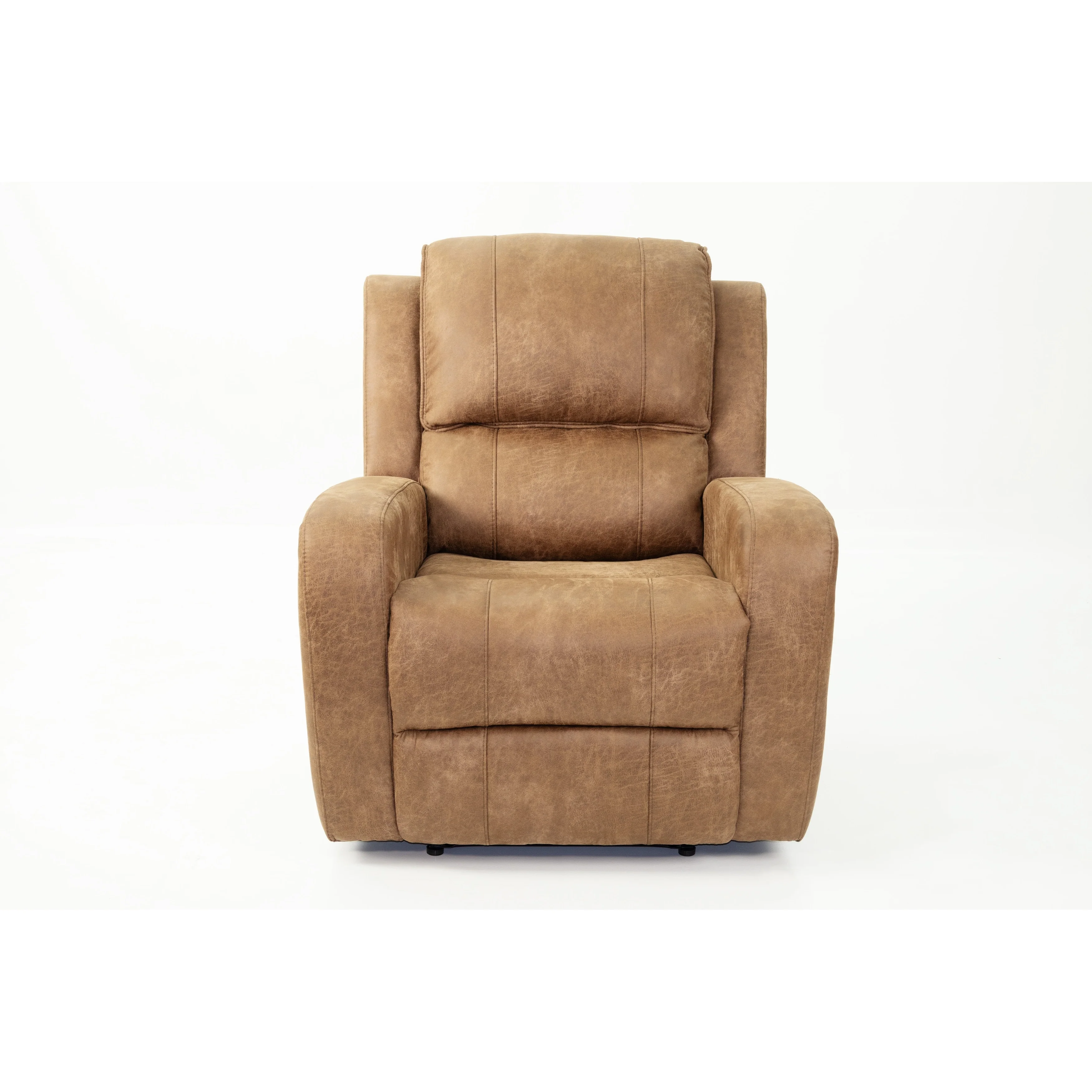 Luxurious Single Recliner with Horizontal and Vertical Tufting for Unmatched Comfort and Style