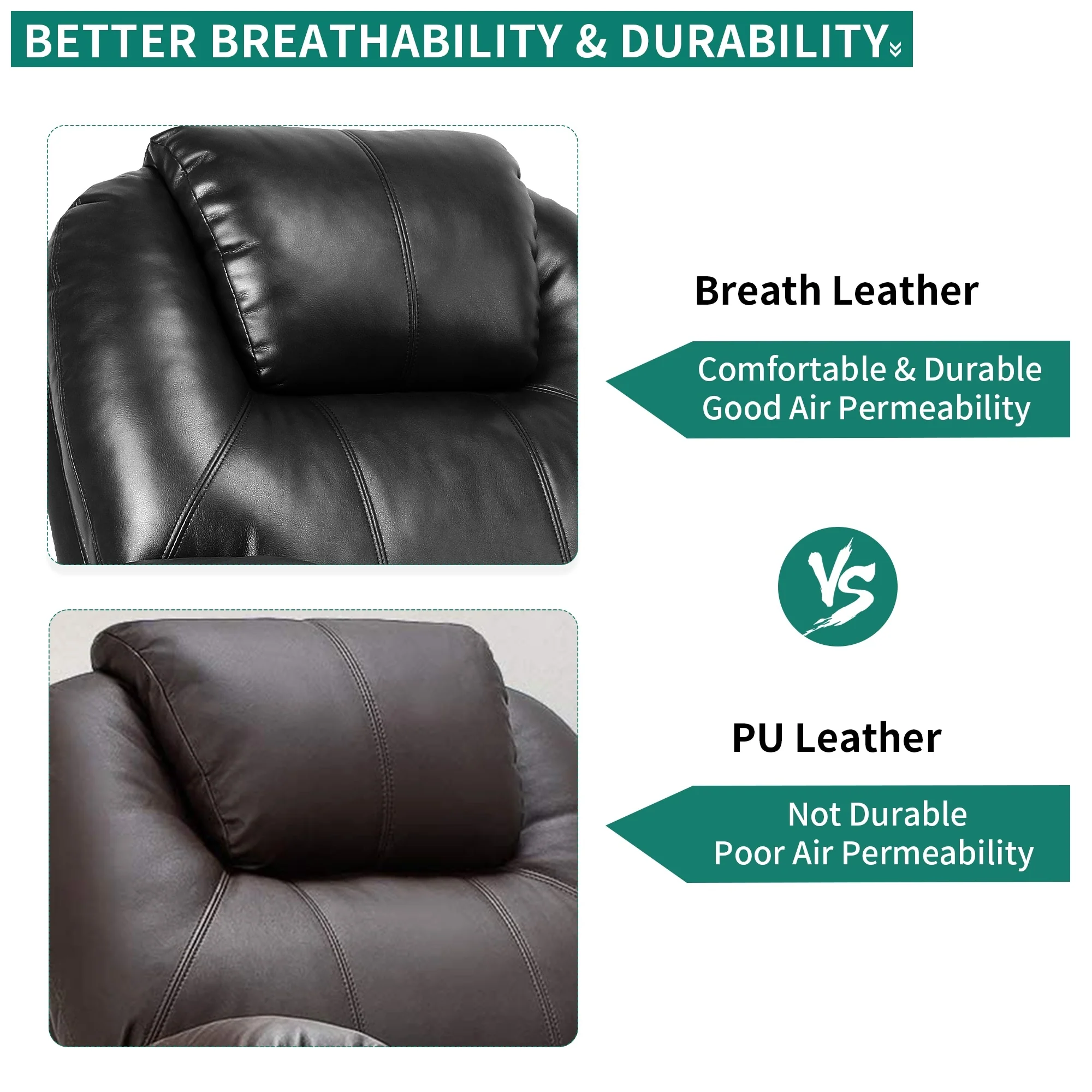 Modern Electric Lift Power Recliner Chair Heated Massage Sofa Lounge