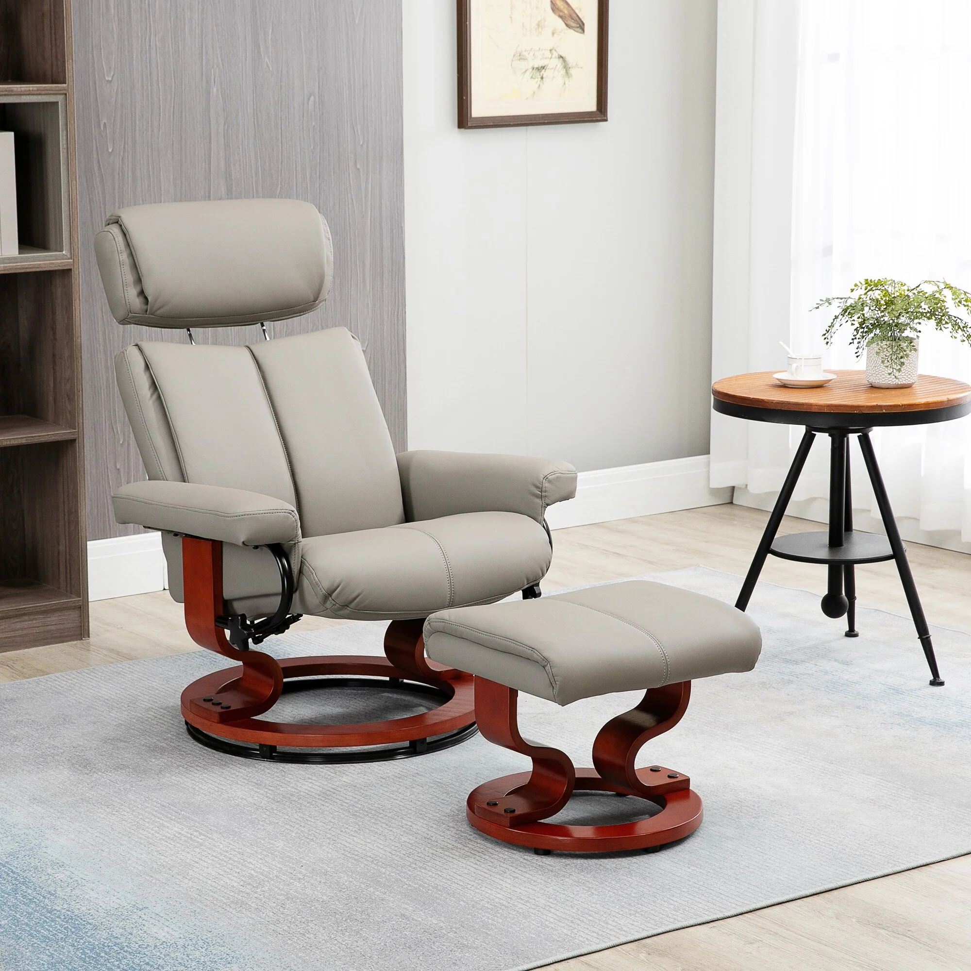 Recliner Chair with Ottoman