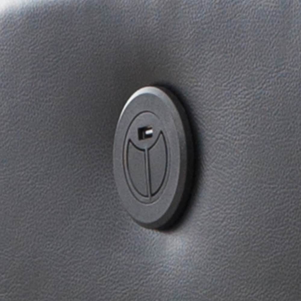 AC Pacific Modern Faux Leather Small Powered Reading Recliner