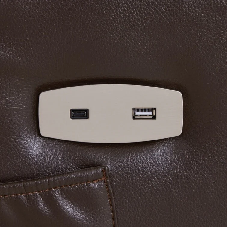 Power Recliner Lift Assit Chair with Vibration Massage and Heat, Faux Leather, 350 lbs