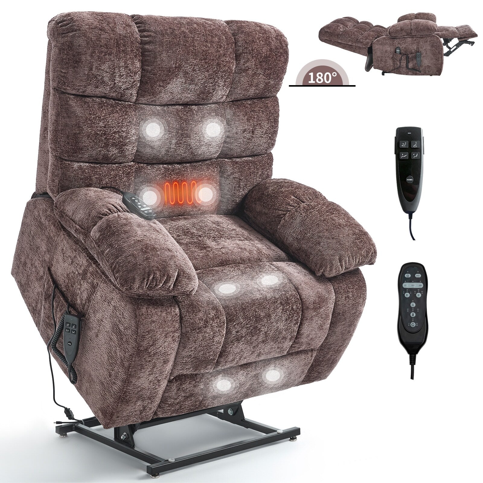 Electric Power Lift Recliners with Power-Remote