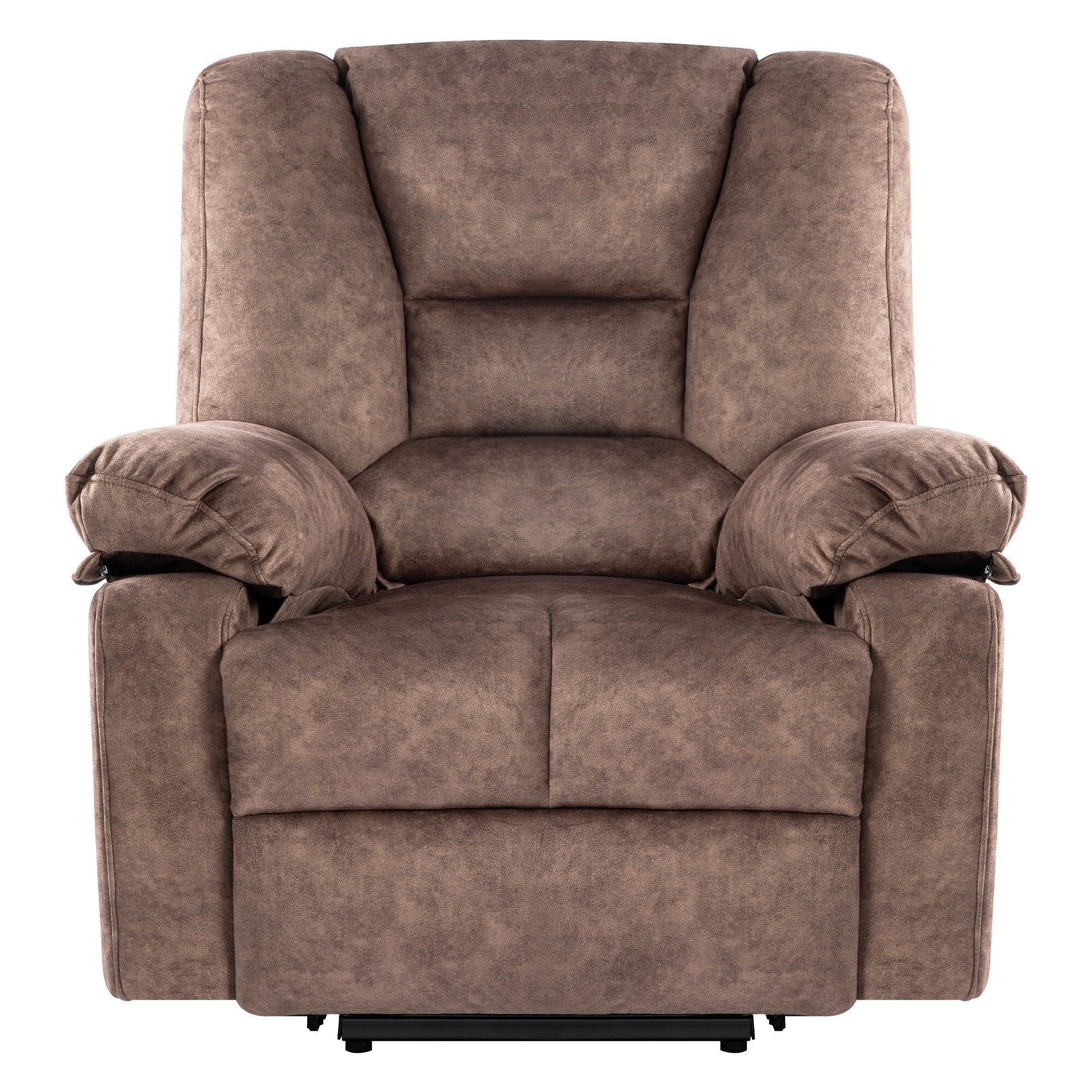 Grey Power Lift Recliner with Massage & Adjustable Positions