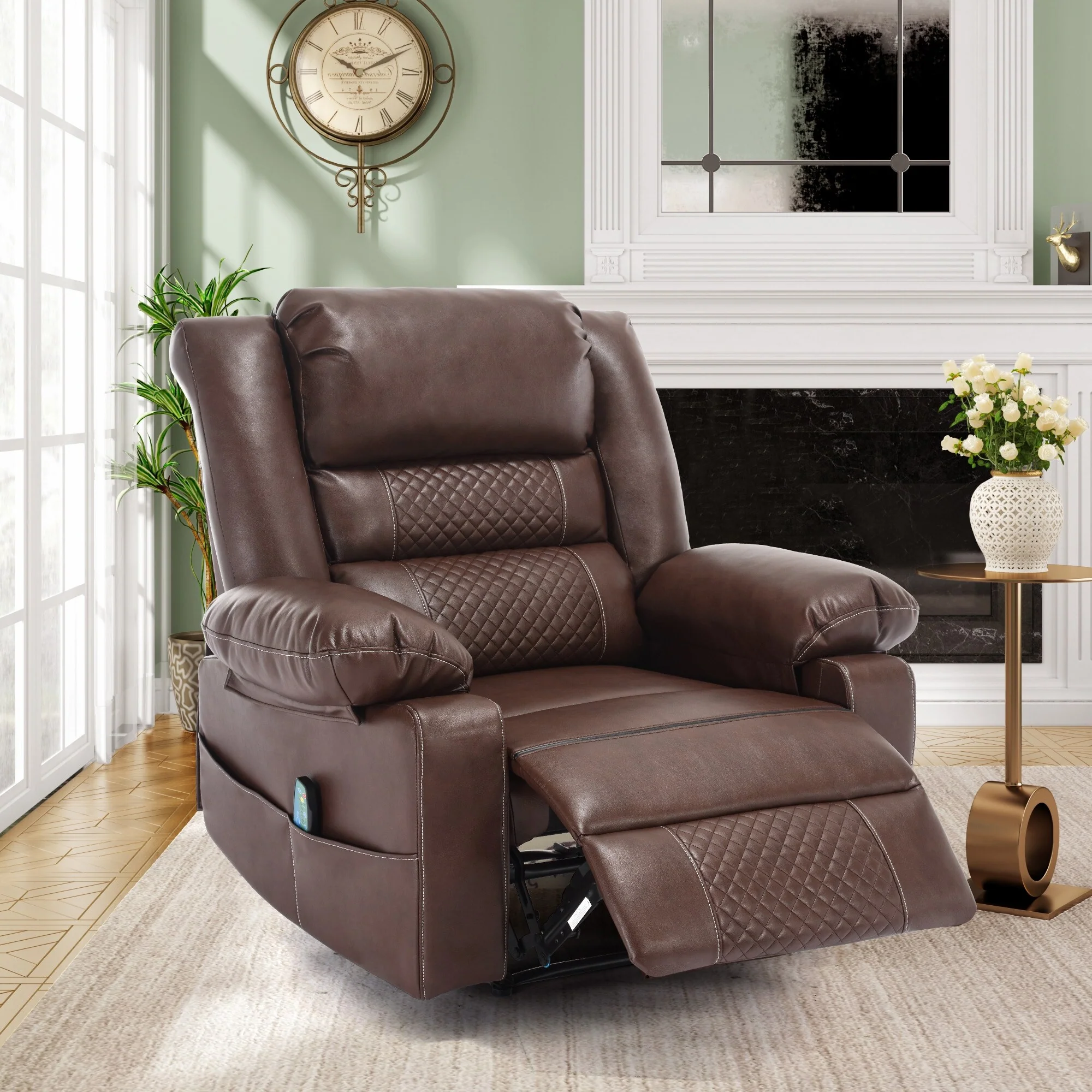 Breathable Leather Massage Recliner Chair Manual