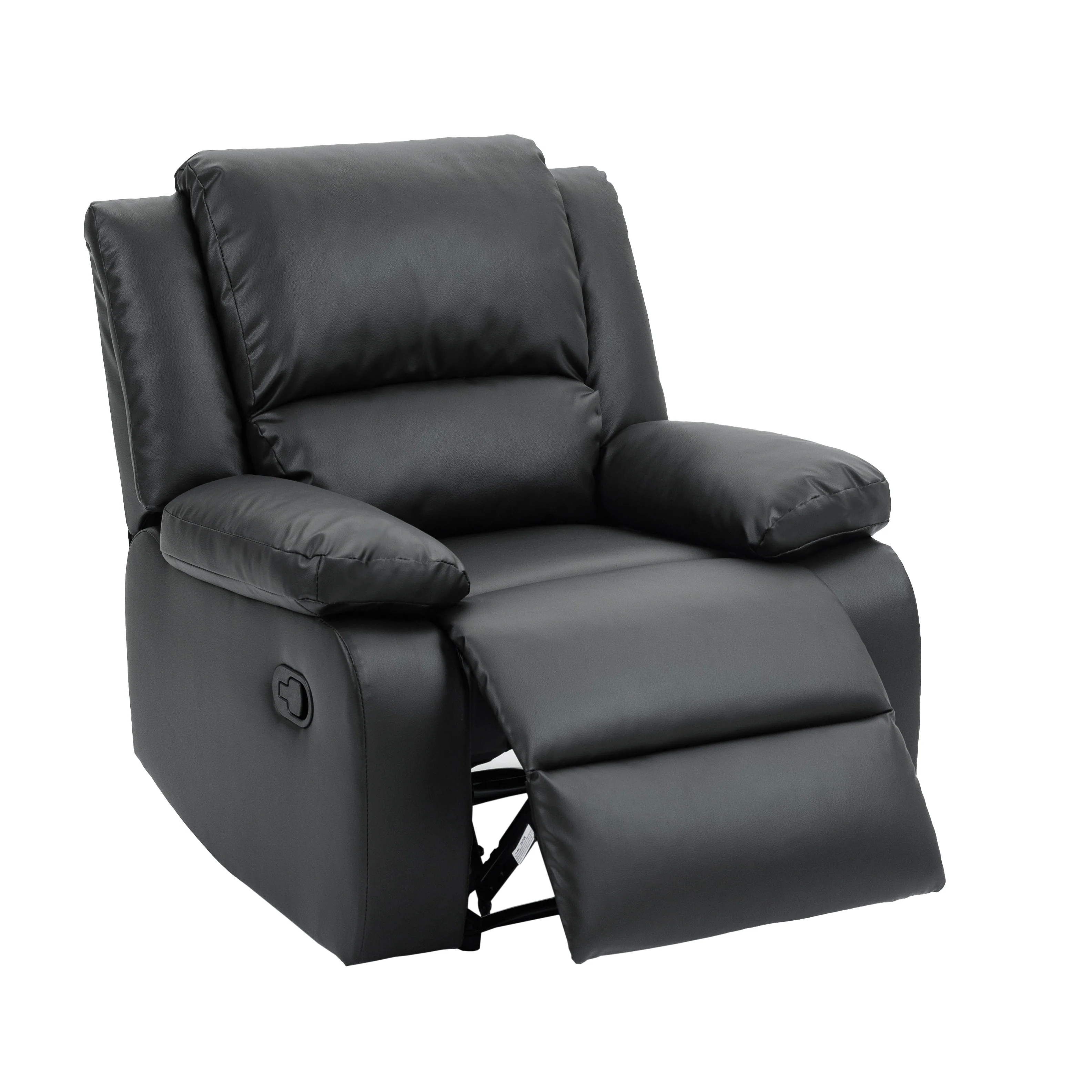 Faux Leather Lounge Chair Single Sofa Adjustable Recliners