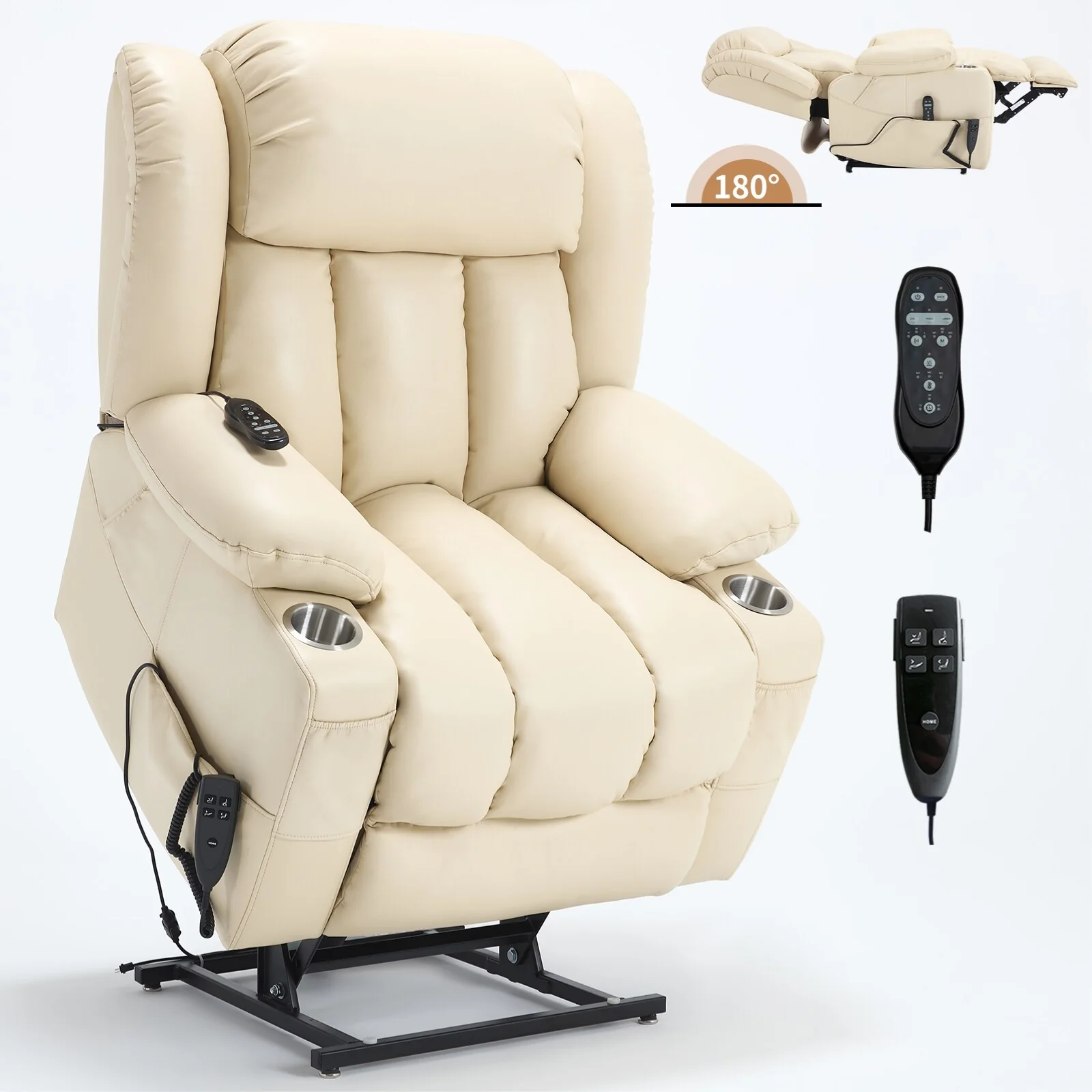 Leatheraire Power Lift Recliner Chair