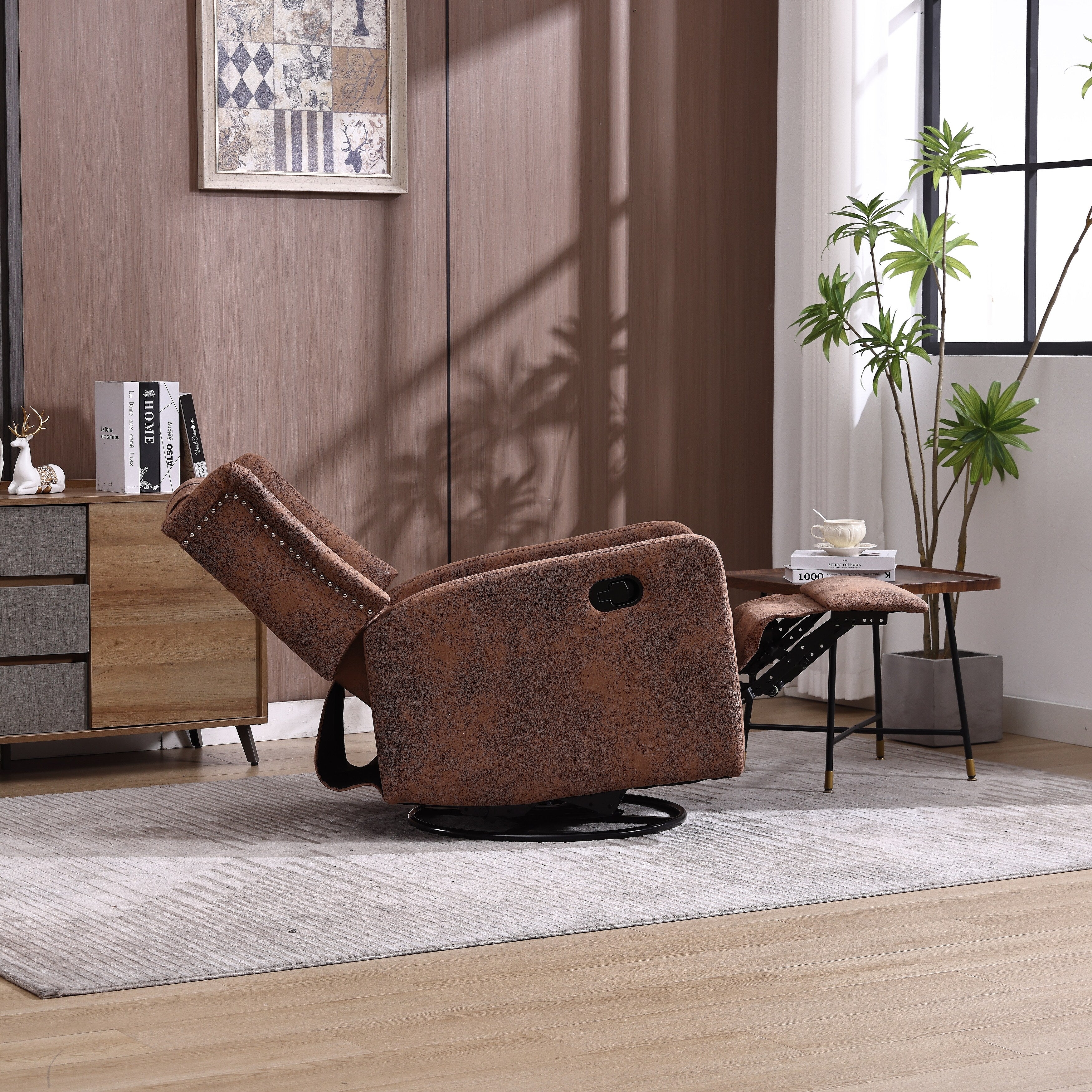 360 Degree Swivel Nursery Rocking Chair