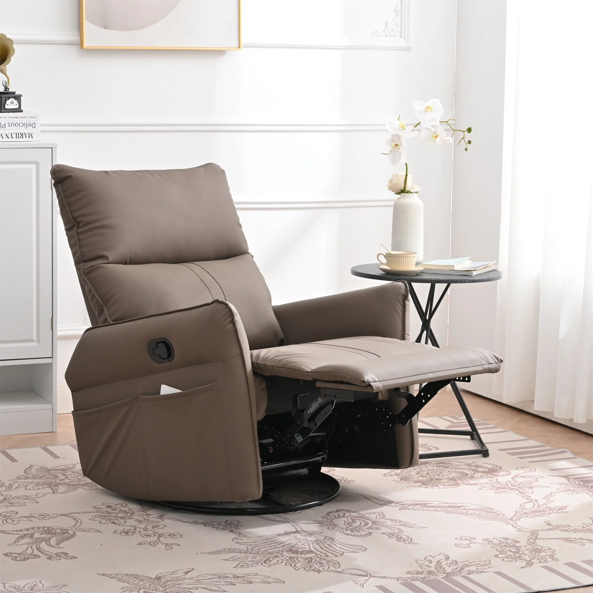 PU Rocking Recliner Chair