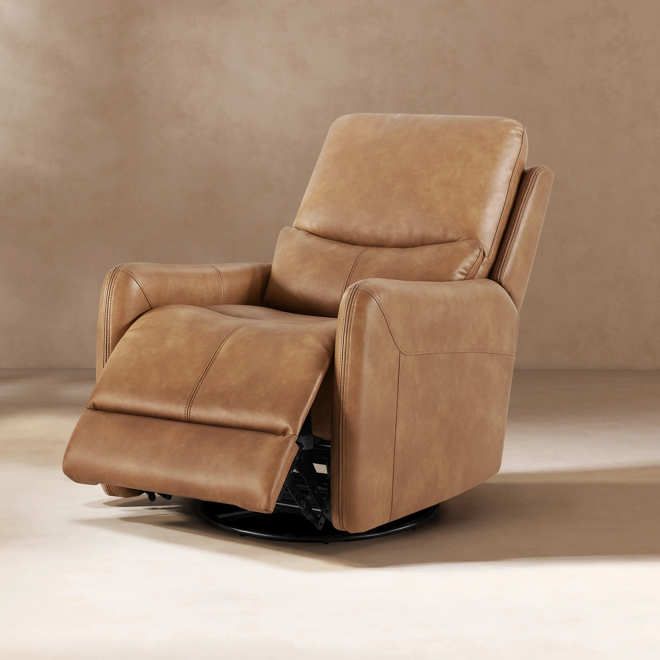 30 Power Recliner 360-degree Swivel Arm Chair Faux Leather
