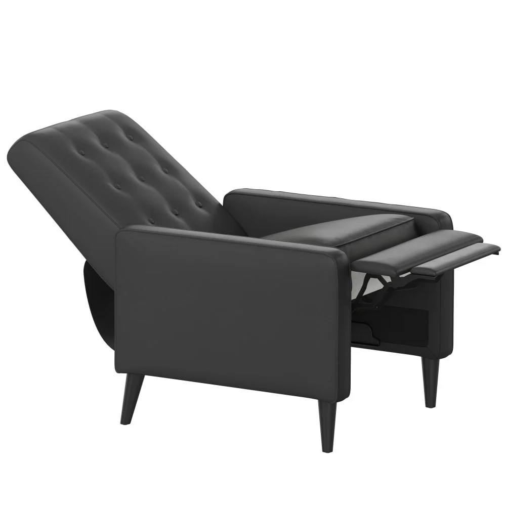 Pushback Recliner with Button Tufted Back