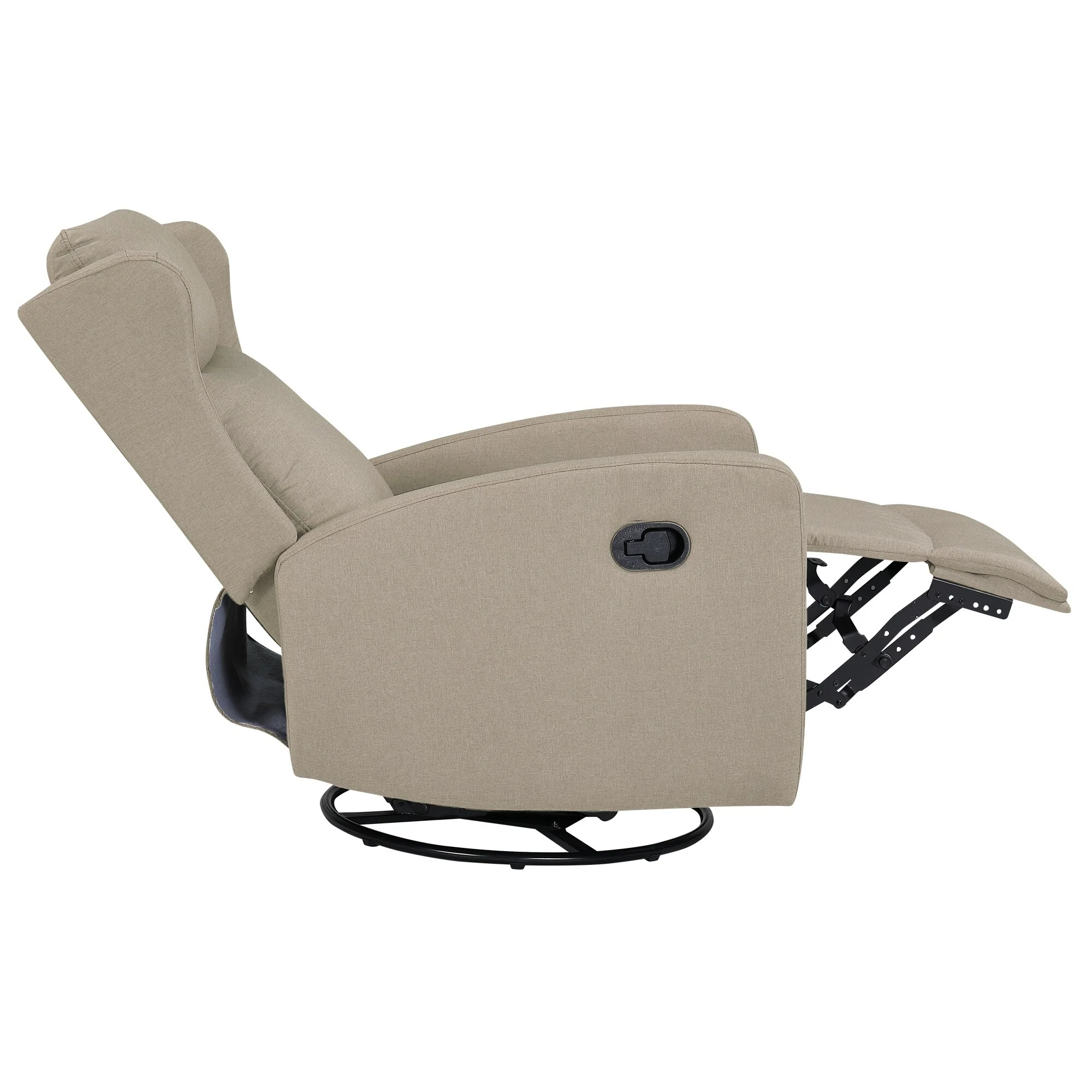 360�� Swivel Rocker Recliner Chair with 3?Position Back & Rocking