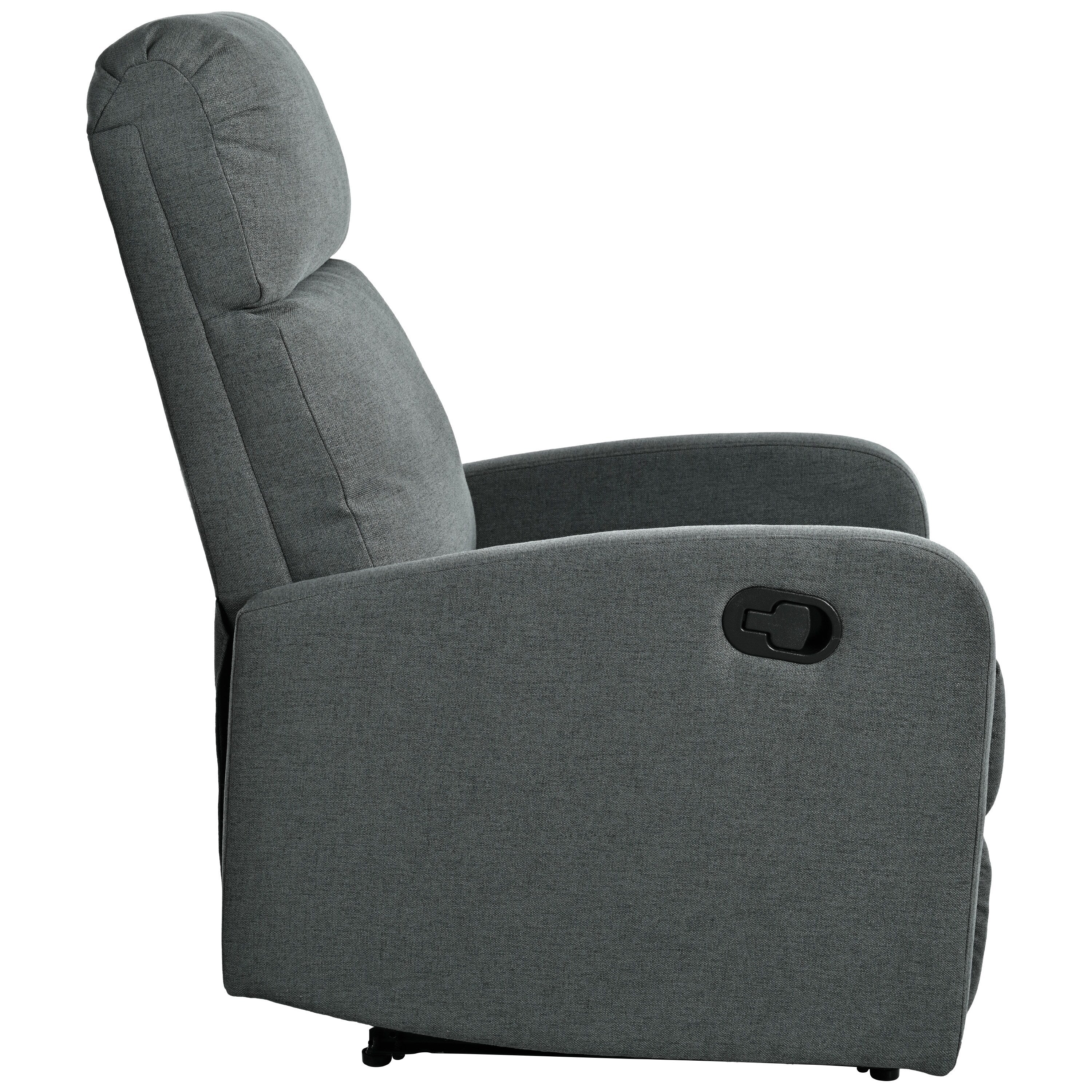 Home Theater Manual Recliner Chair with Adjustable Backrest