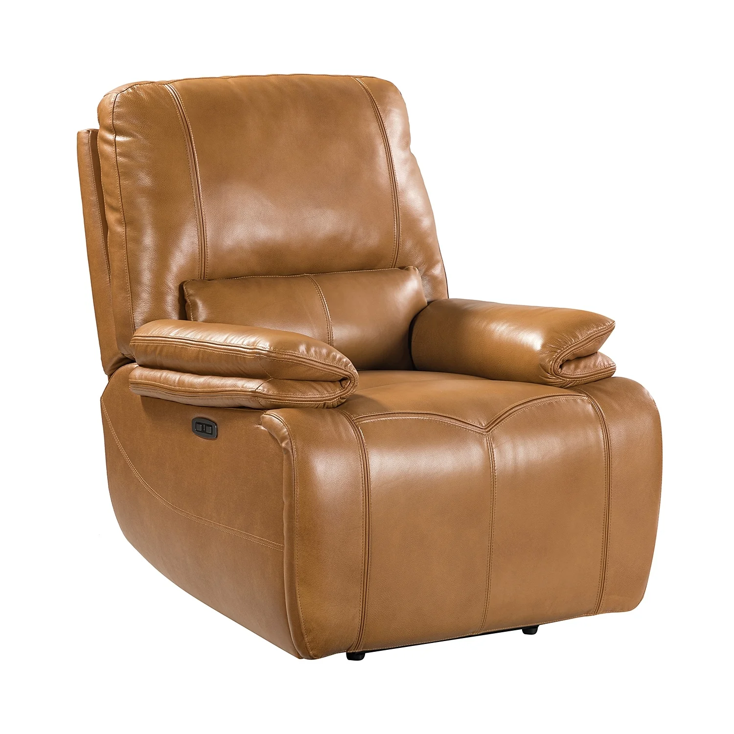 Clara Genuine Leather Power Recliner with Cushion Padded, Set of 2