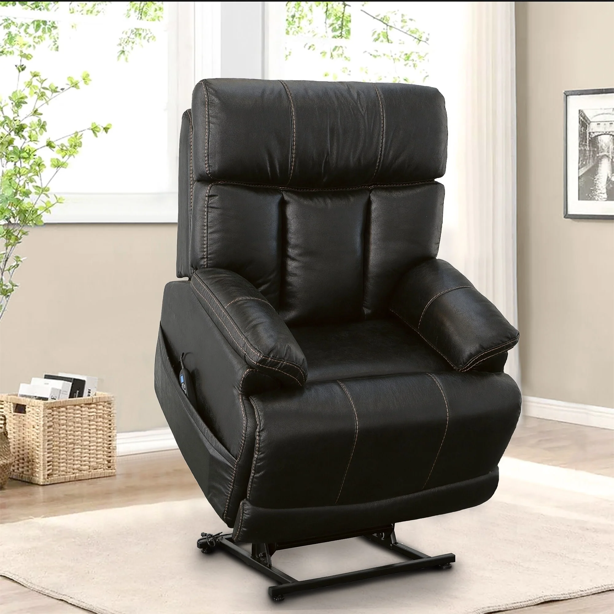 Clive Power Lift Recliner with Power Headrest  Lumbar by Flexsteel