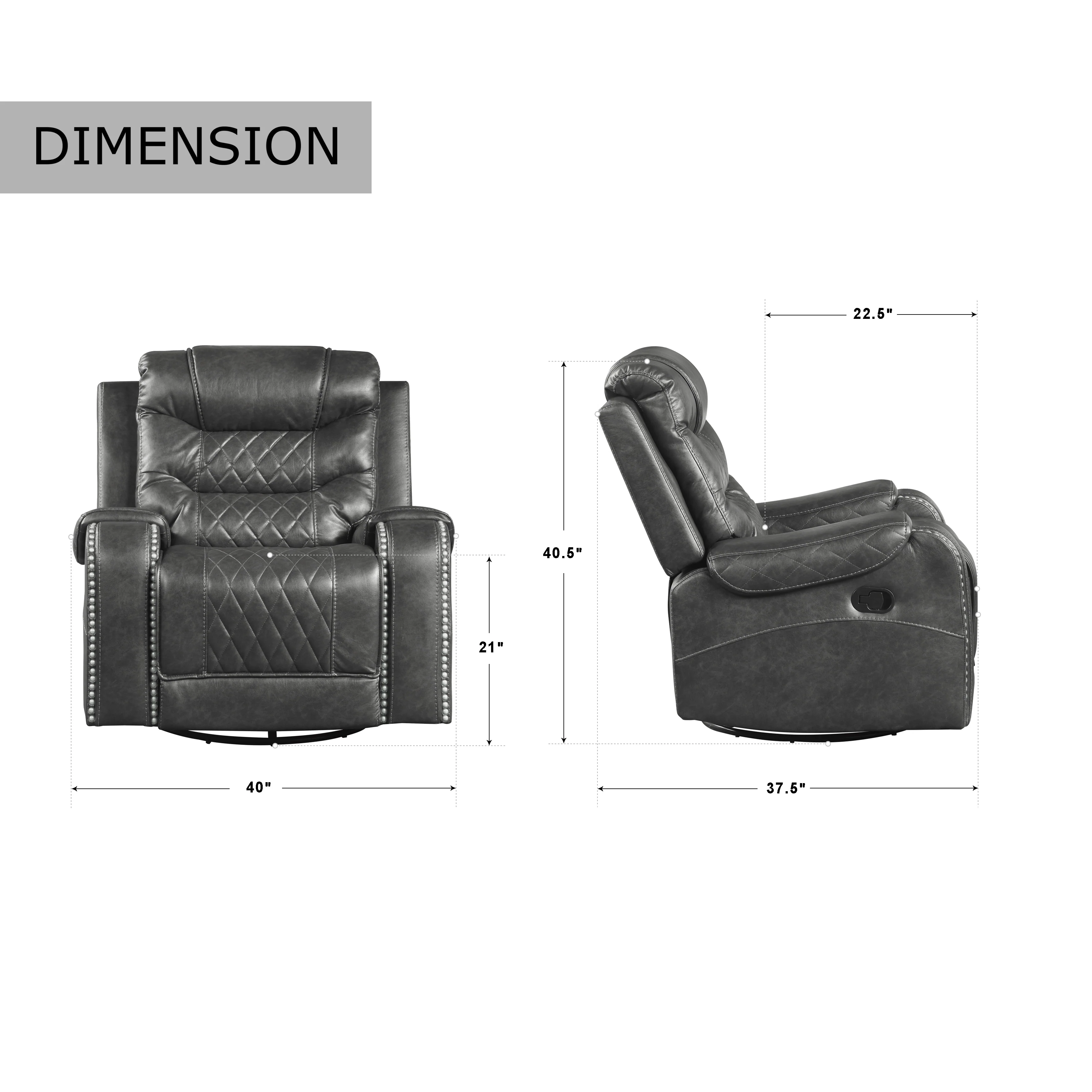 Lenci Glider Reclining Chair
