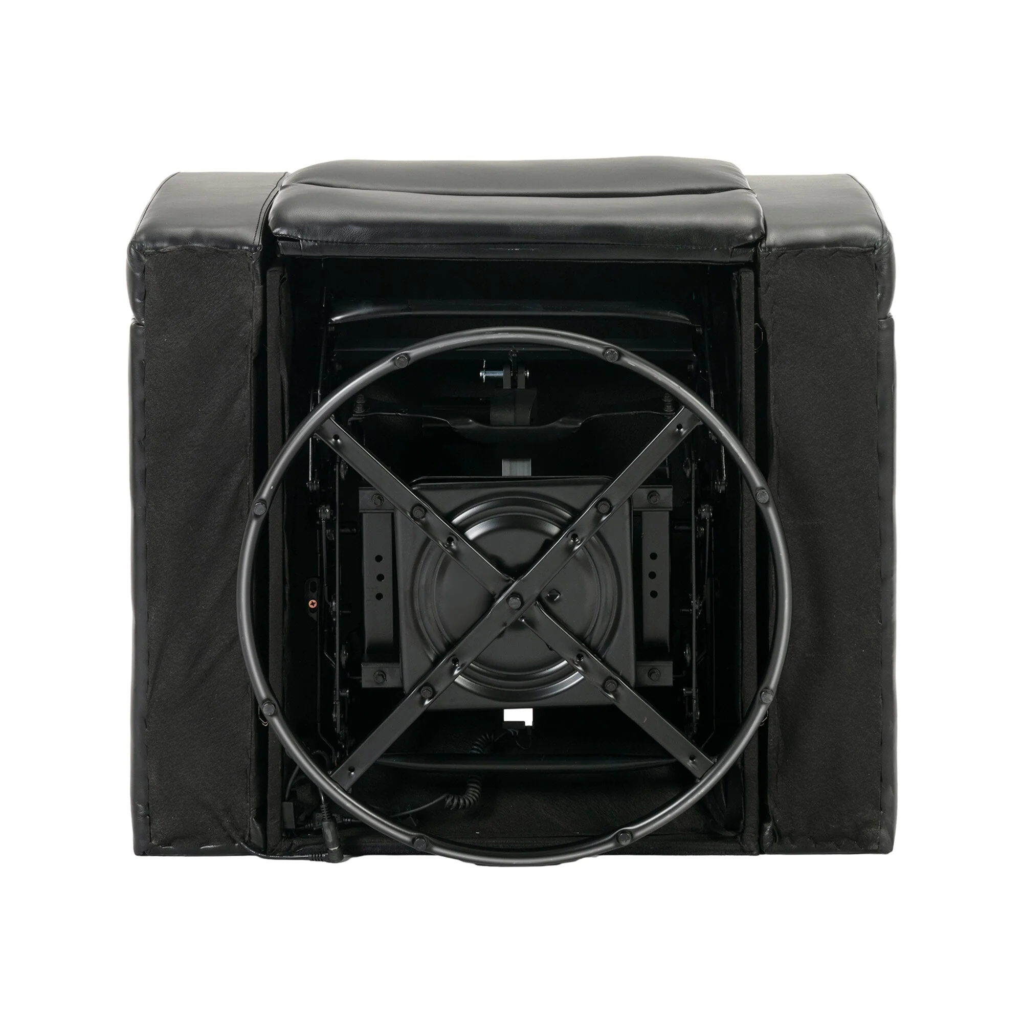 Power Recliner Chair with 270�� Swivel, Tray, USB & Cup Holders