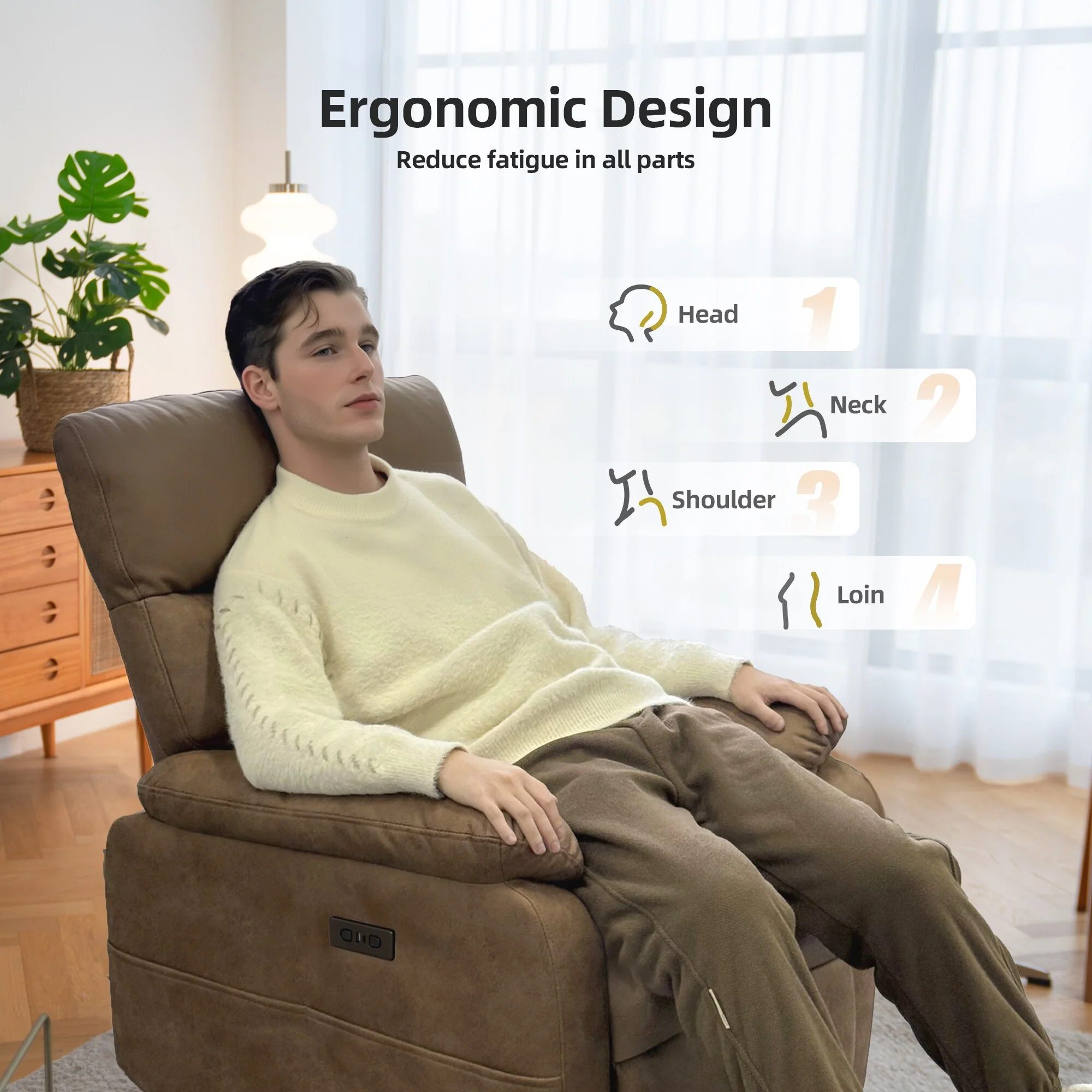 Electric Zero Gravity Recliner Chair