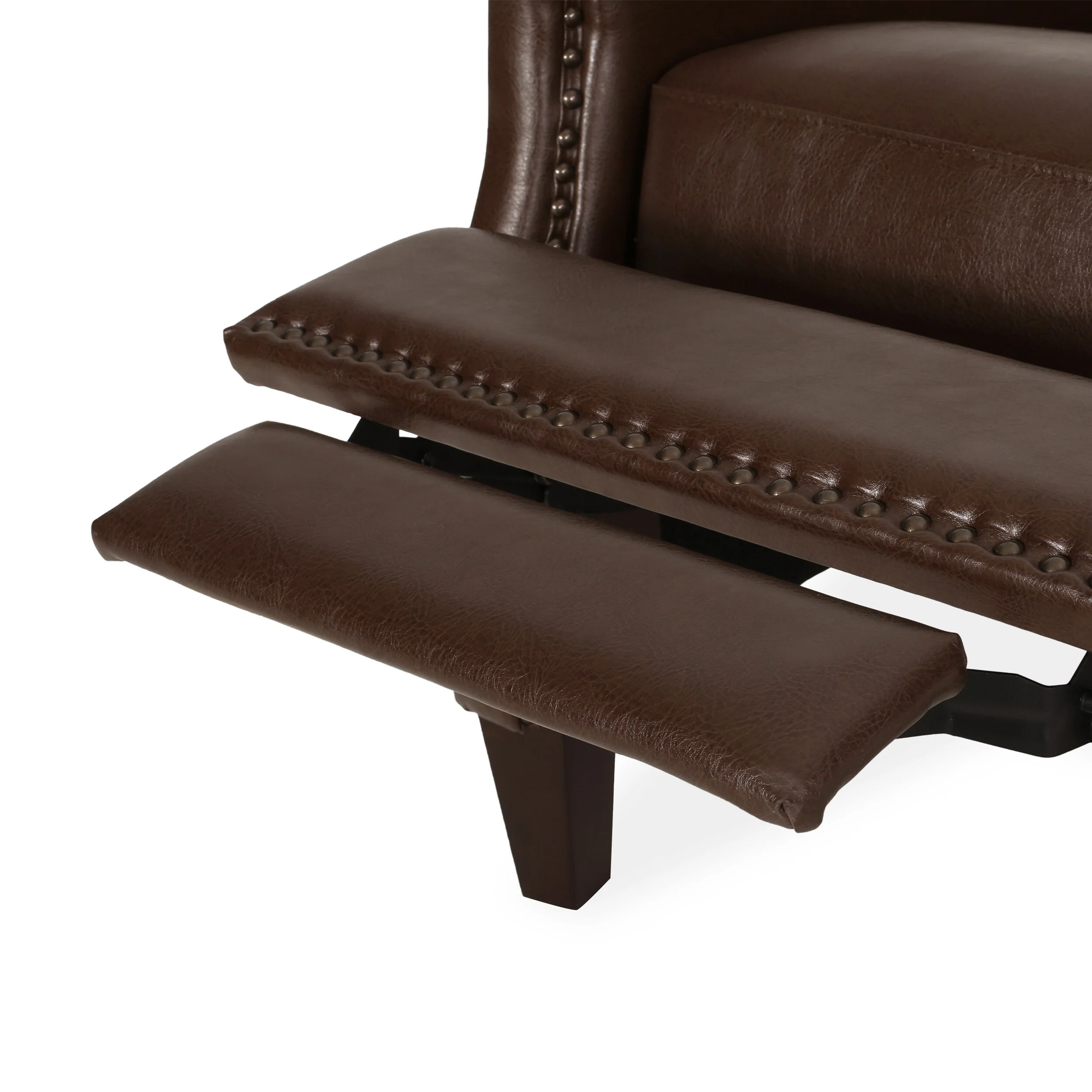 PU Leather Recliner Chair with Rivets
