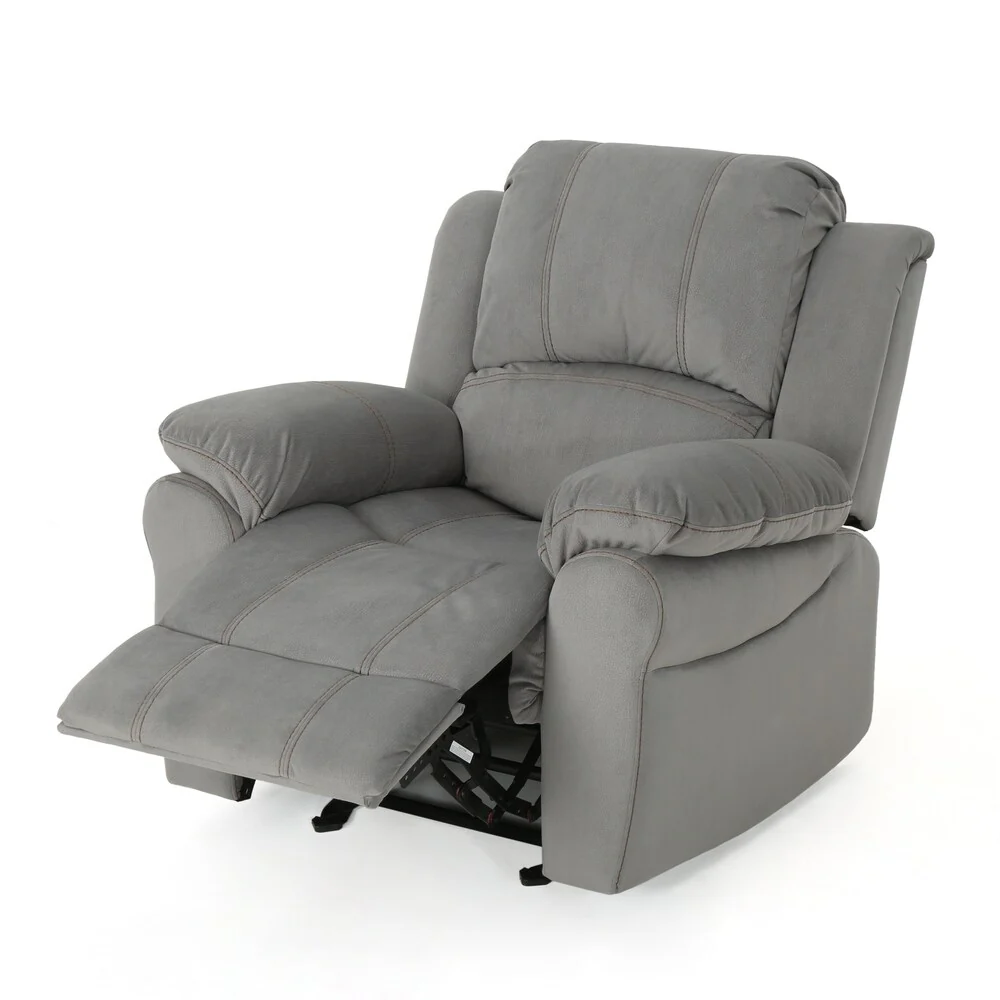 Celestina Bubba Microfiber Gliding Recliner by Christopher Knight Home
