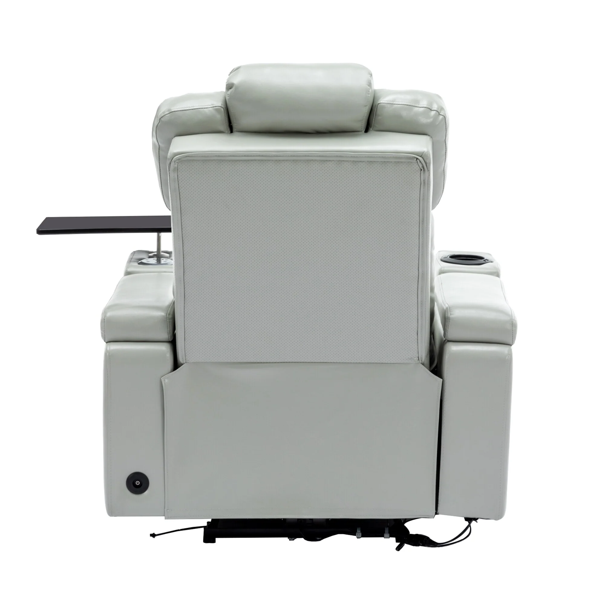 Power Recliner Chair with Cooling Cup Holder, Bluetooth & Tray Table