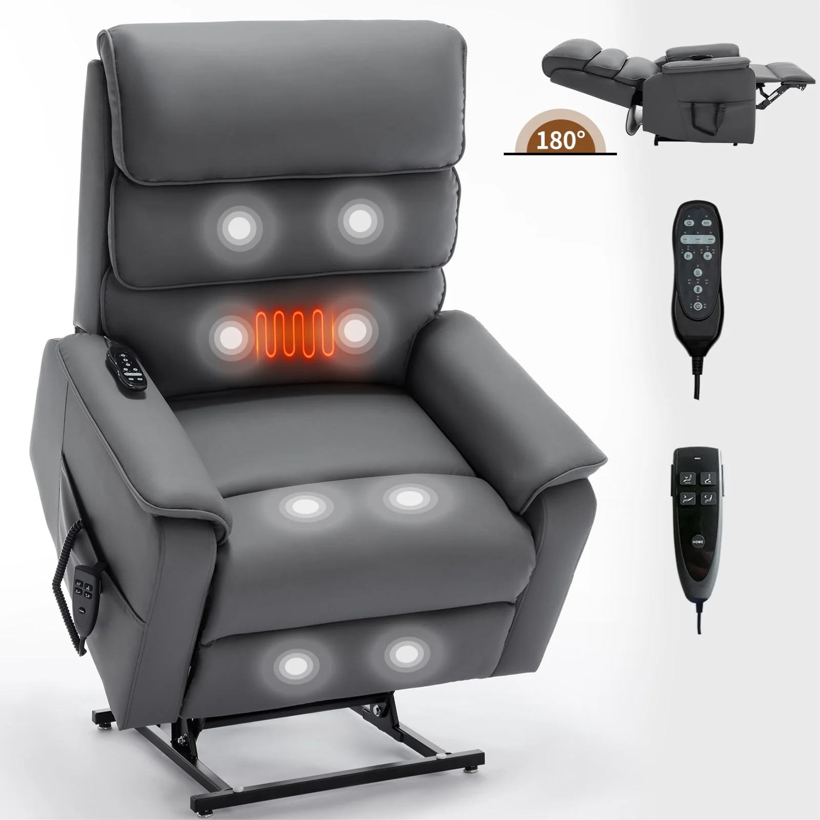 Power Lift Recliner Chair with Power-Remote