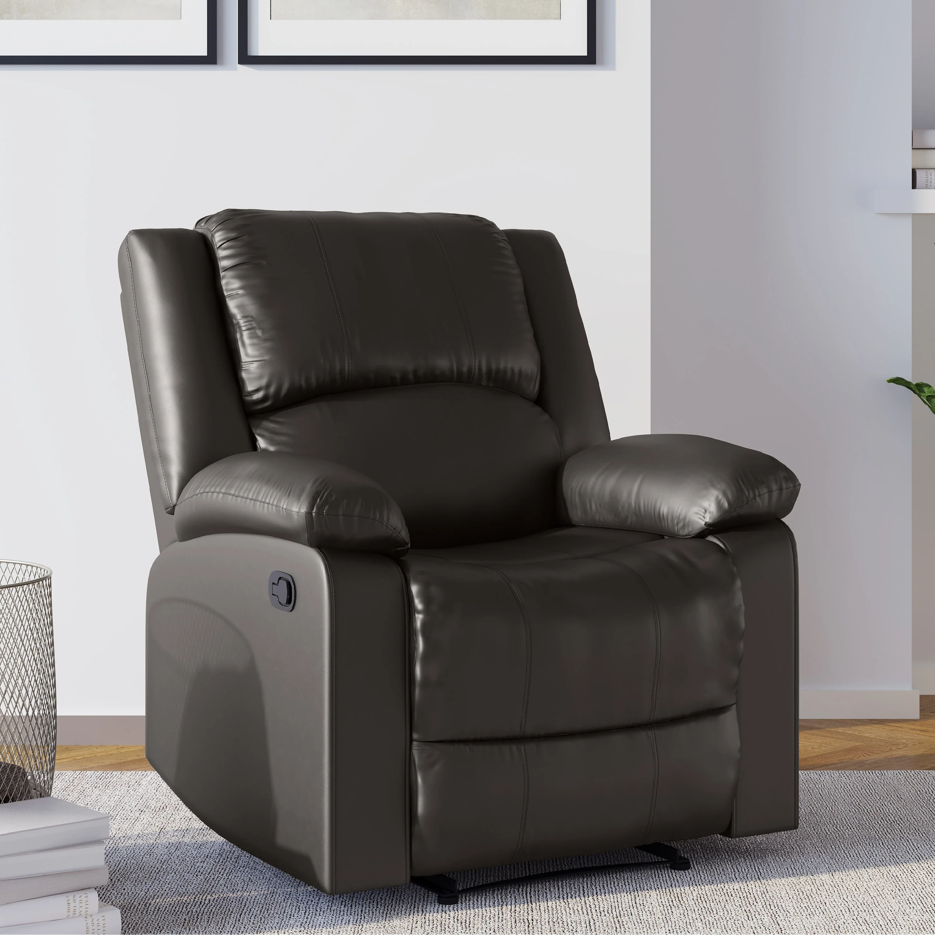 Relax A Lounger? Porter Faux Leather Manual Recliner by iLounge