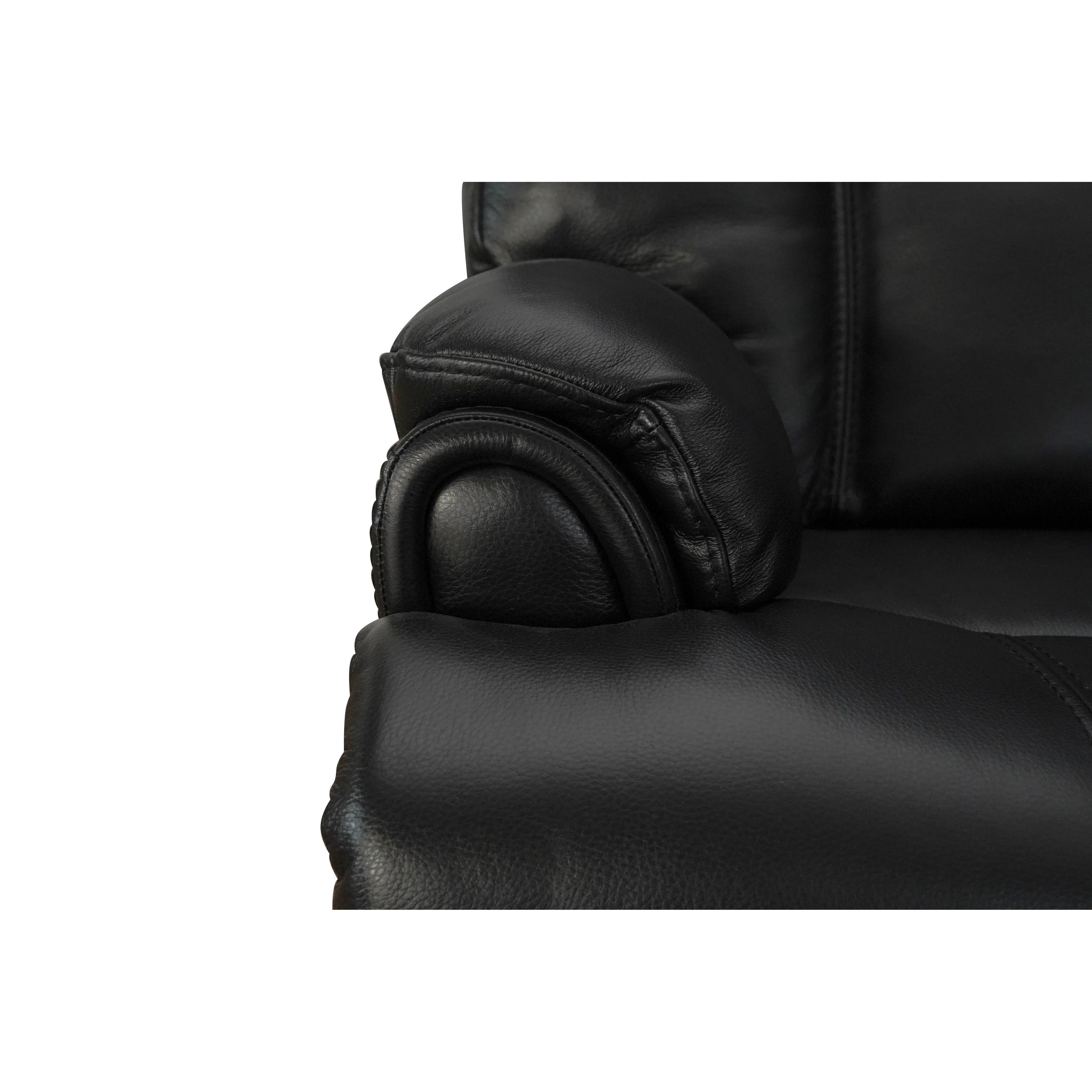 Genuine Top Grain Adjustable Headrest Extendable Footrest Zero Gravity Reclin Power Recliner