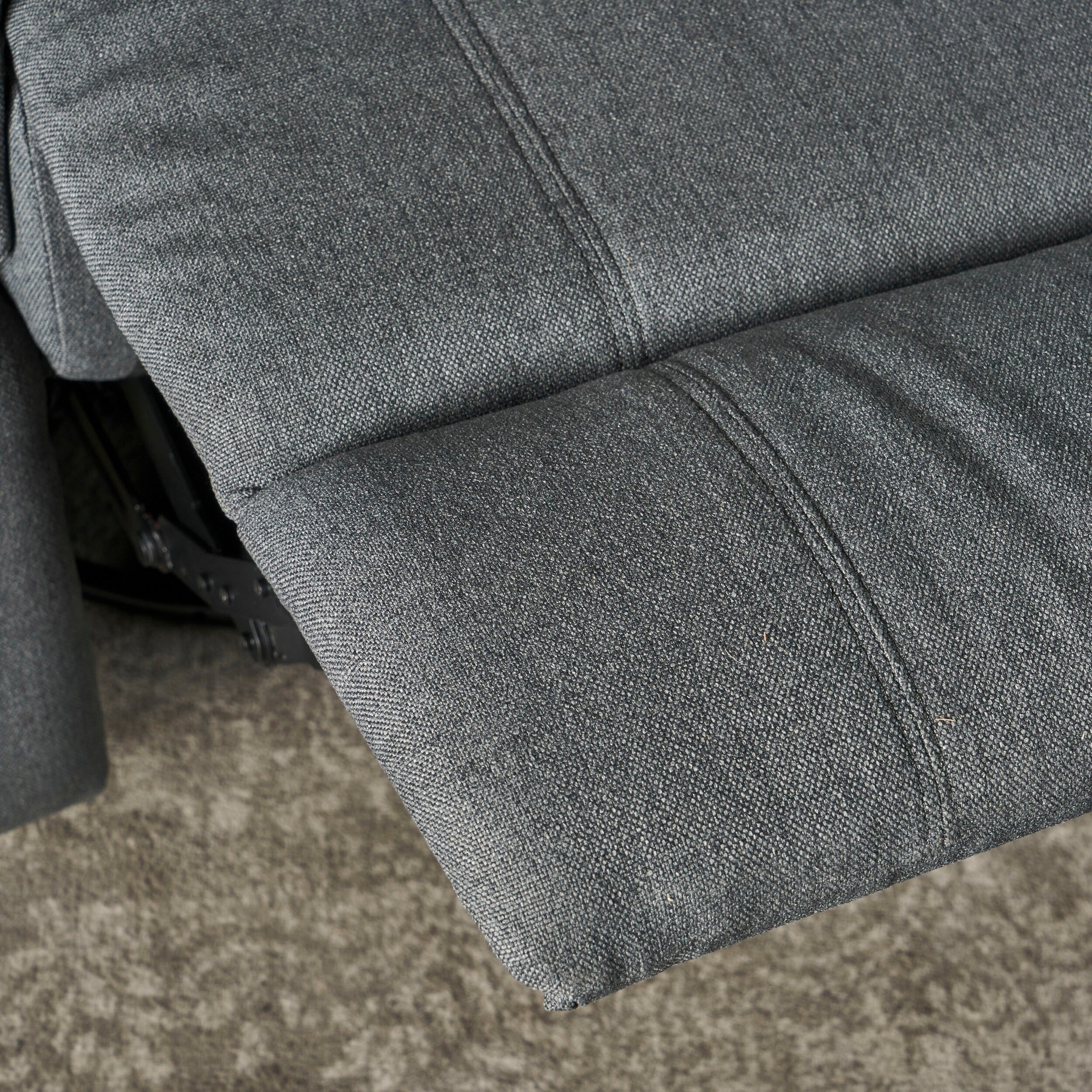 Roomfitters Fabric Glider Recliner with Swivel, Manual Reclining Chair