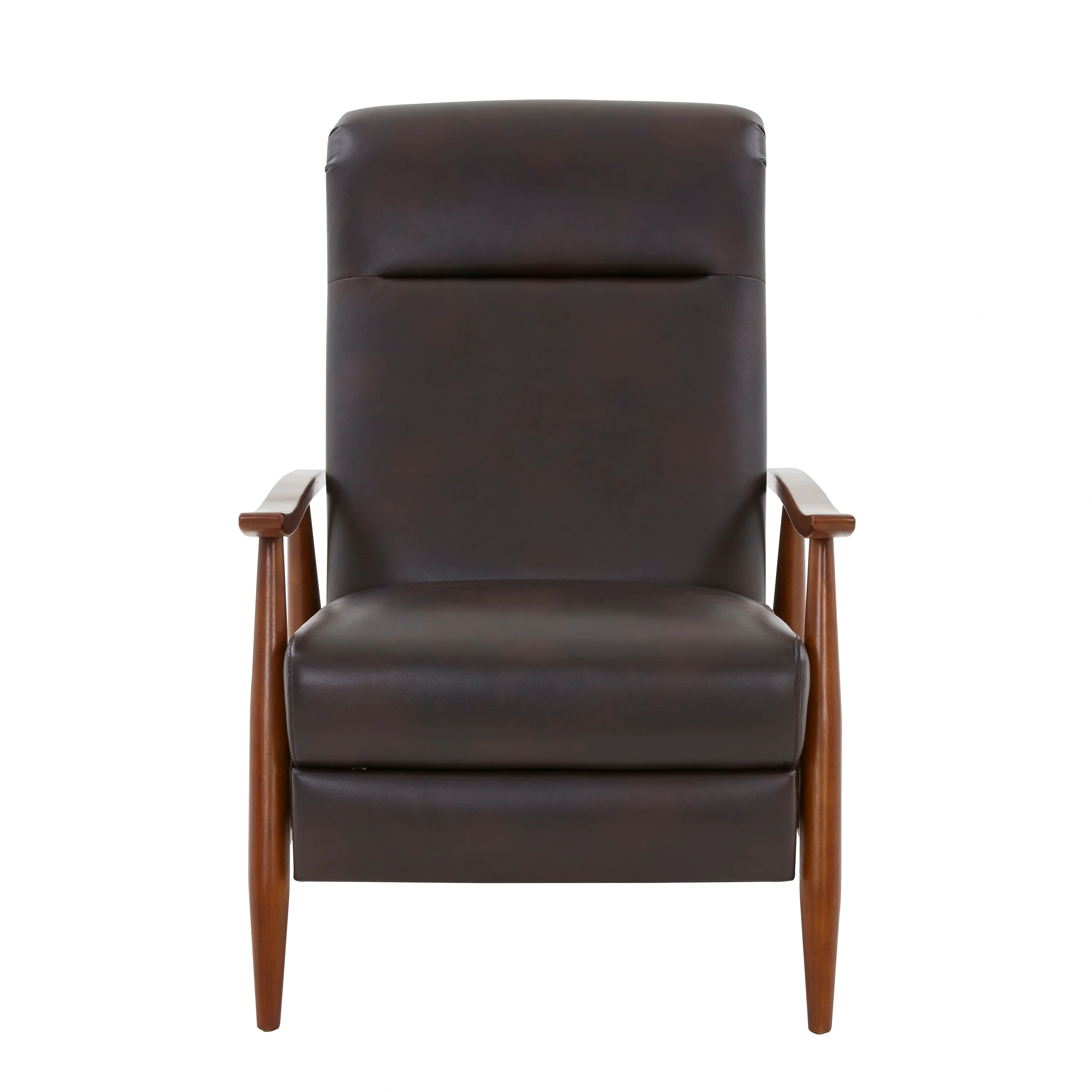 Sienna Upholstered Wood Push Back Recliner by Greyson Living