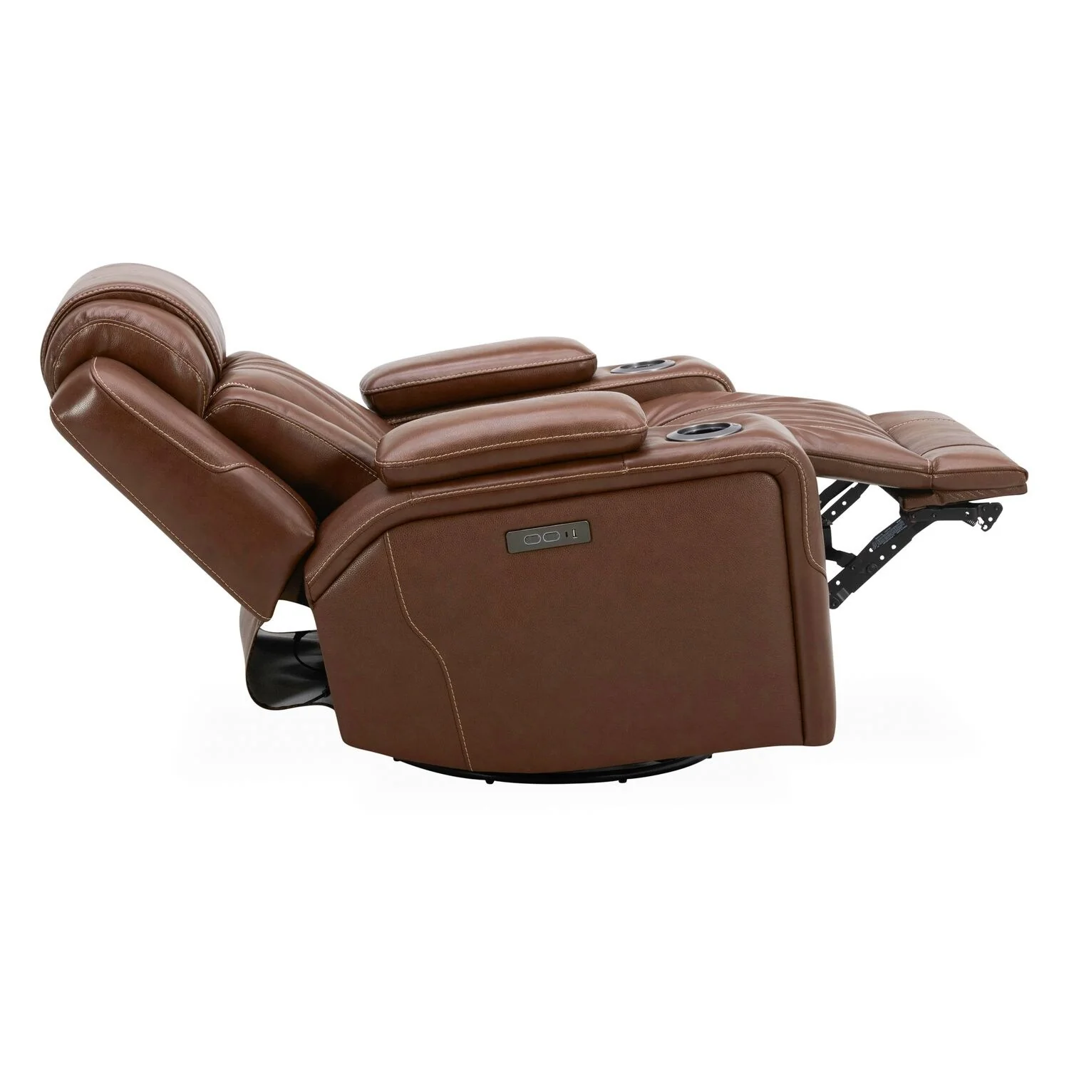 Liberty Furniture Caswell Power Recliner Chestnut Leather