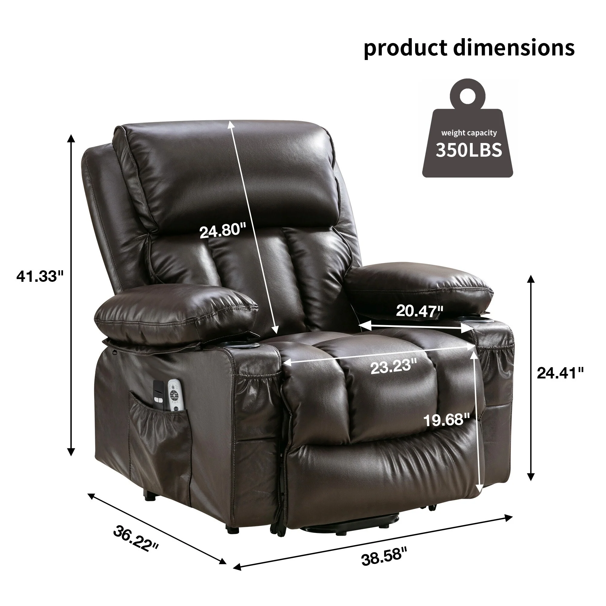 Power Electric massage lift lounge chair