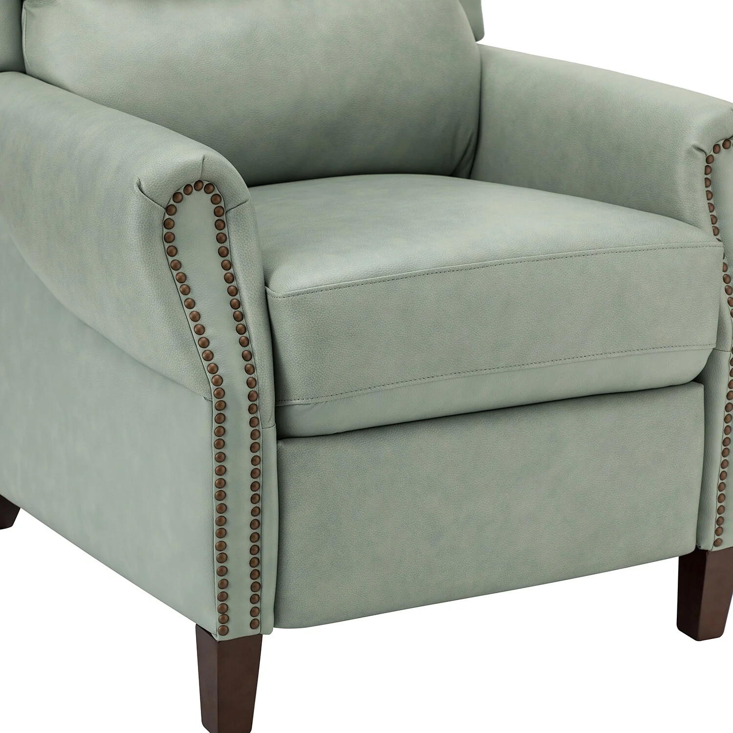 Alicia 32.68 Wide Genuine Leather Manual Recliner