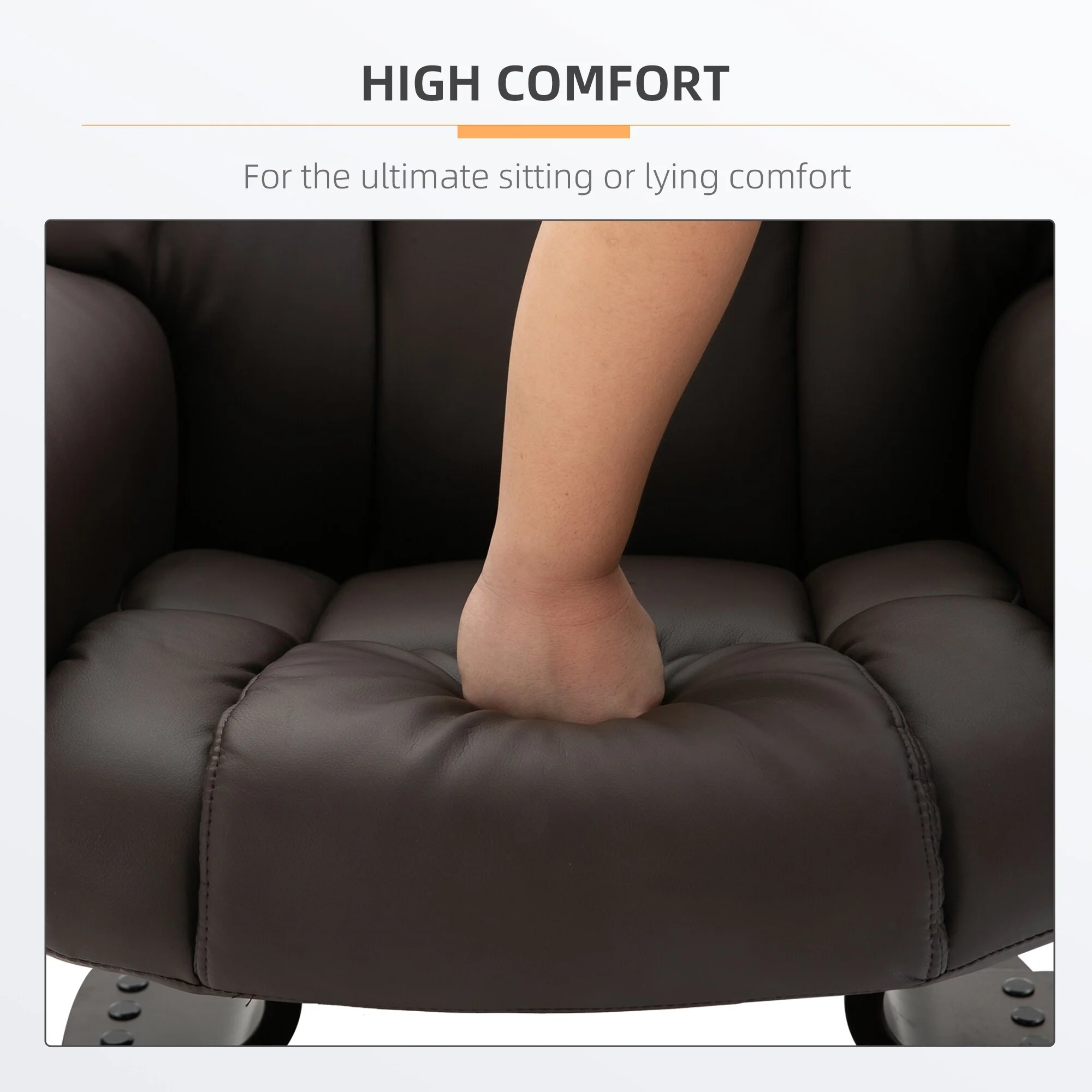 Massage Recliner Chair with Ottoman Footrest