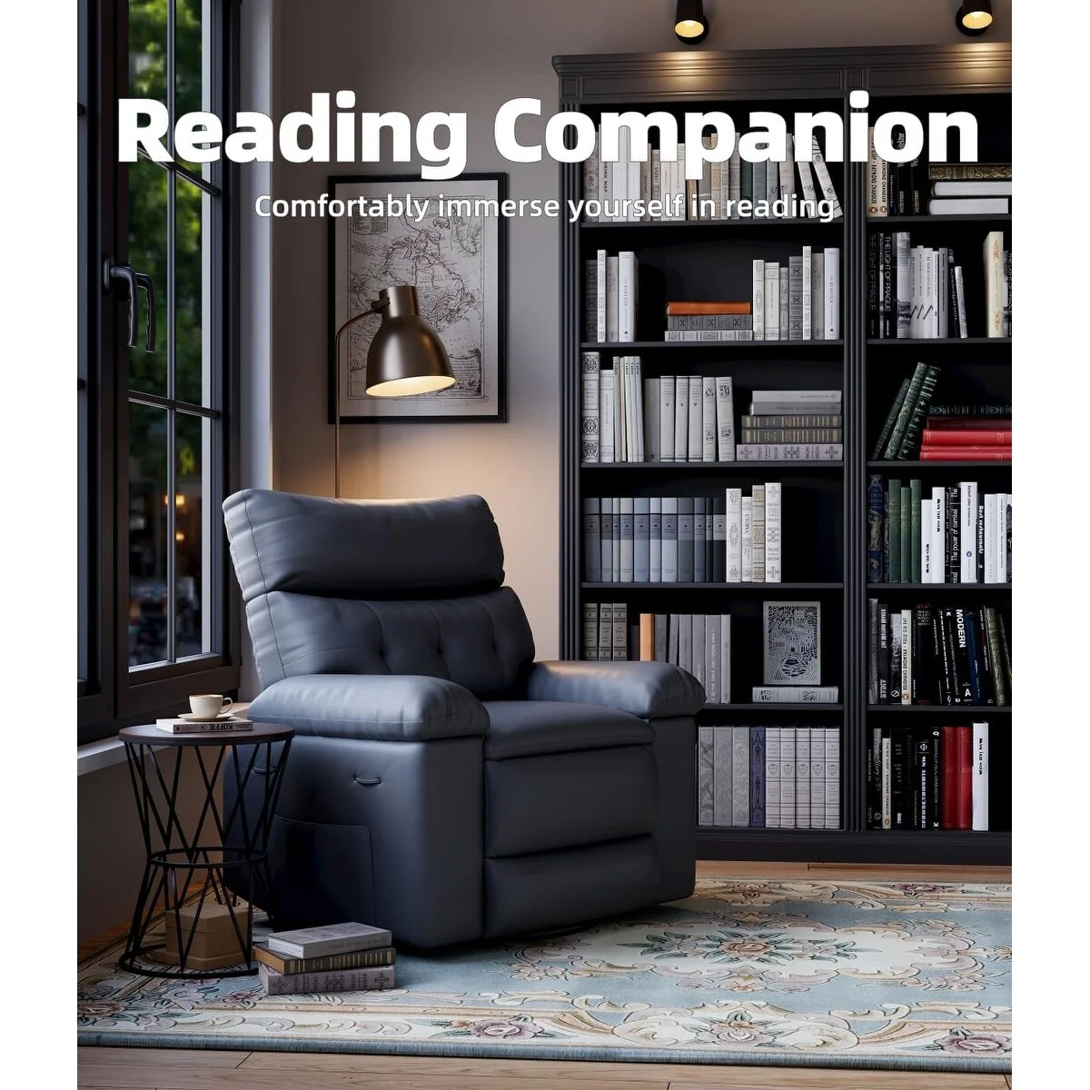 360�� Swivel Oversized Recliner Chairs with Heat and Massage - Lazy Recliner Chair