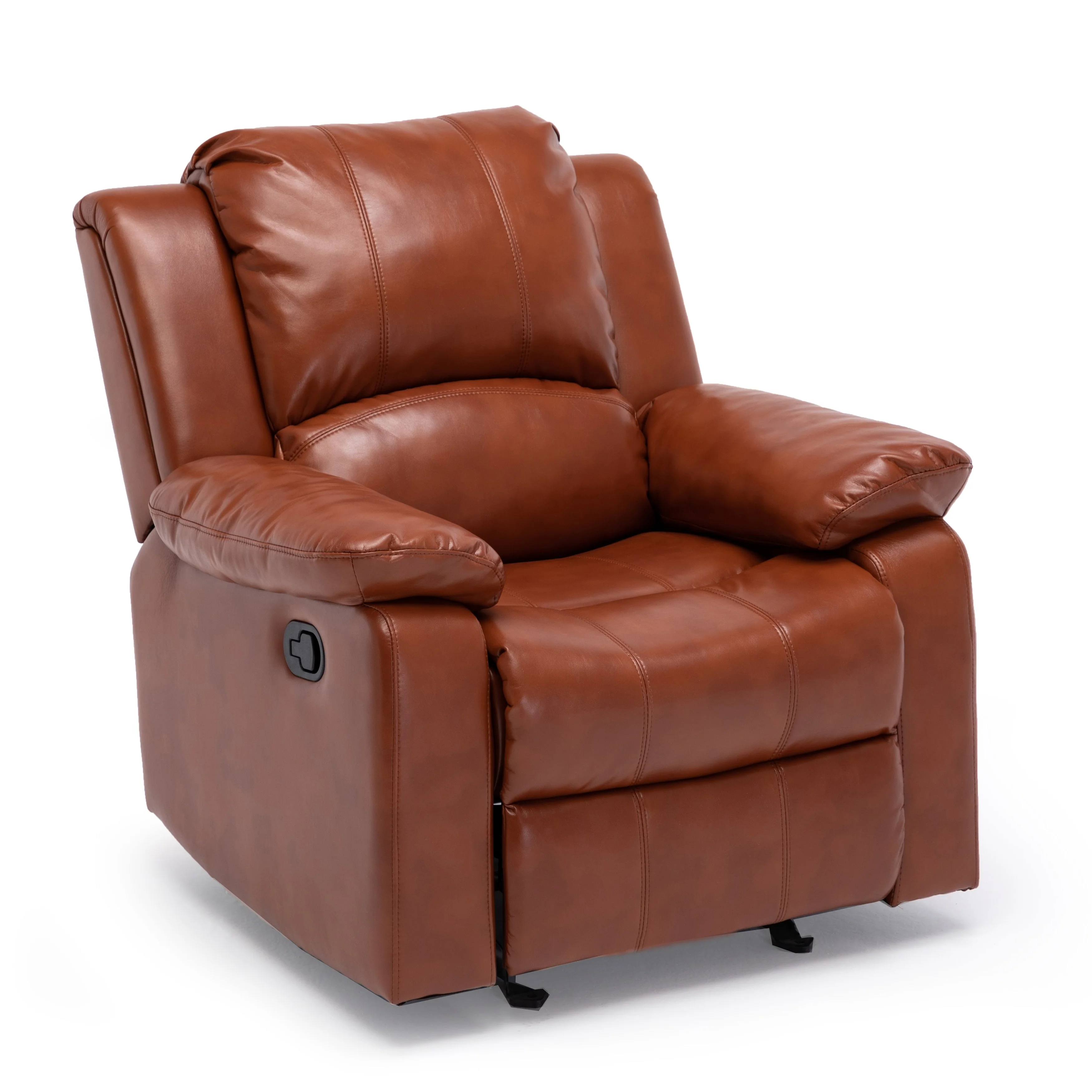 Charleston Leather Gel Glider Rocker Recliner by Greyson Living
