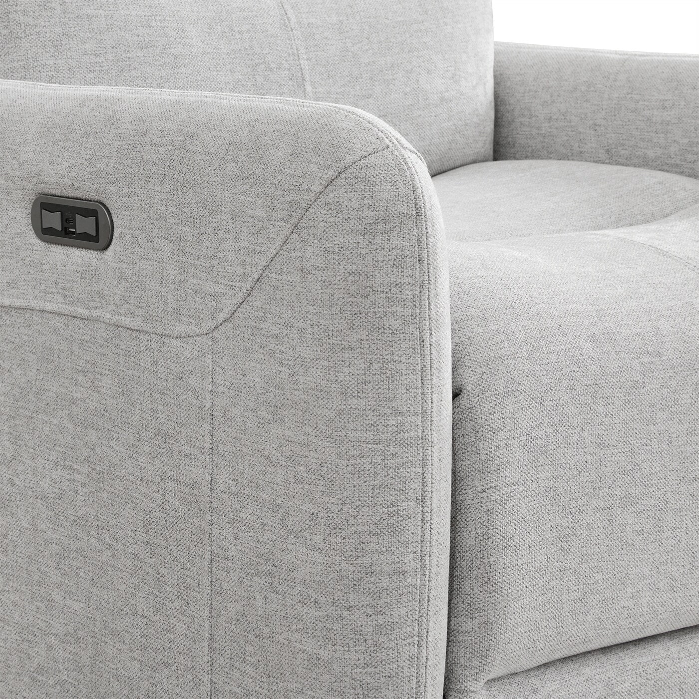 30 Power Recliner 360-degree Swivel Arm Chair Faux Leather