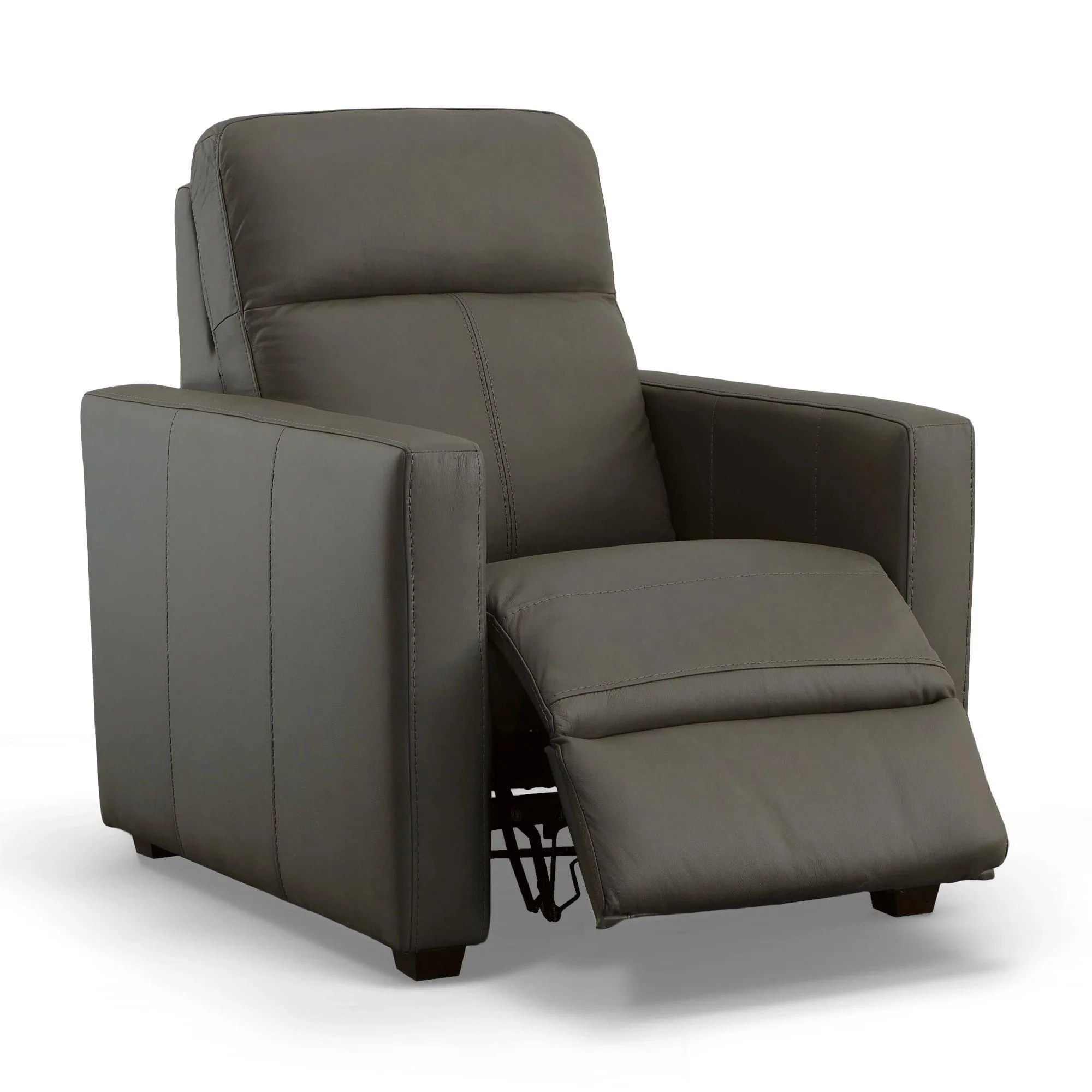 Broadway Premium Leather Power Recliner with Power Headrest by Flexsteel
