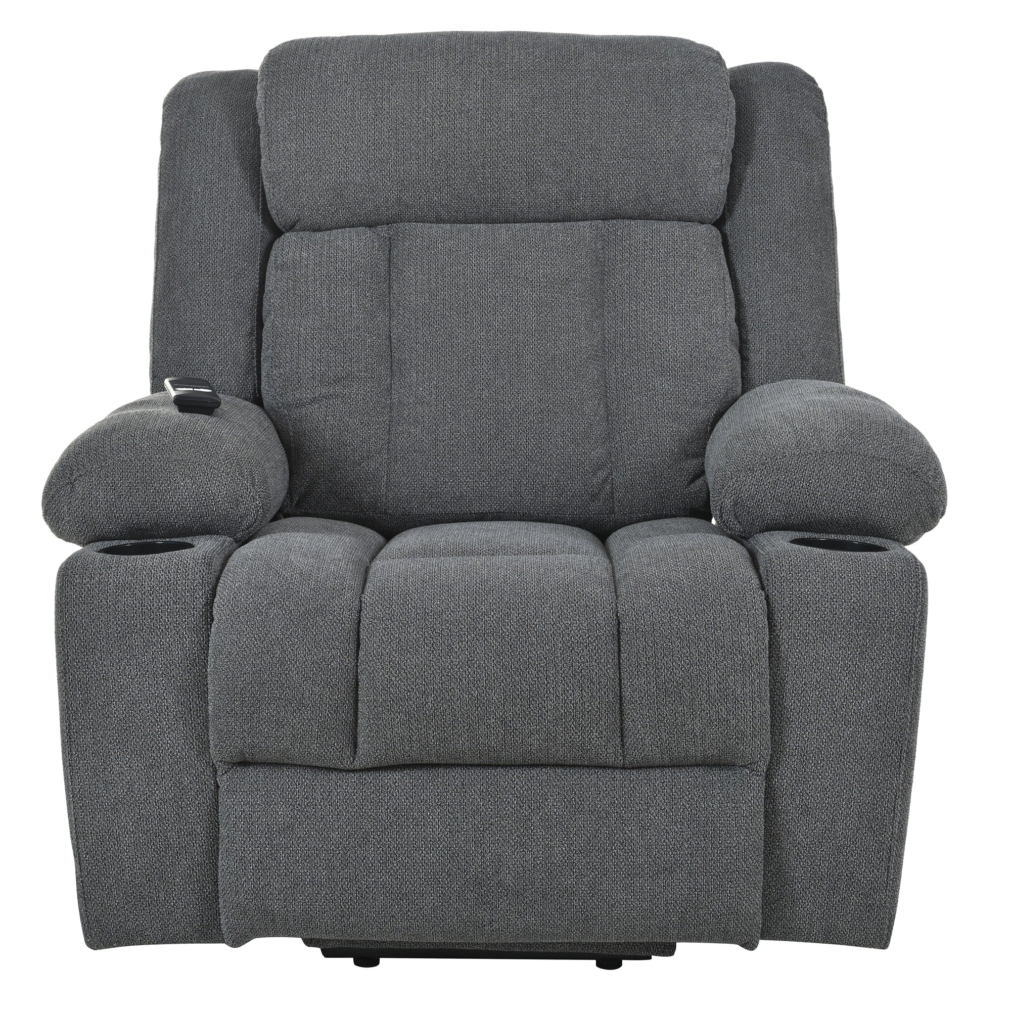 Velvet Power Lift Recliner with Footrest & Pocket
