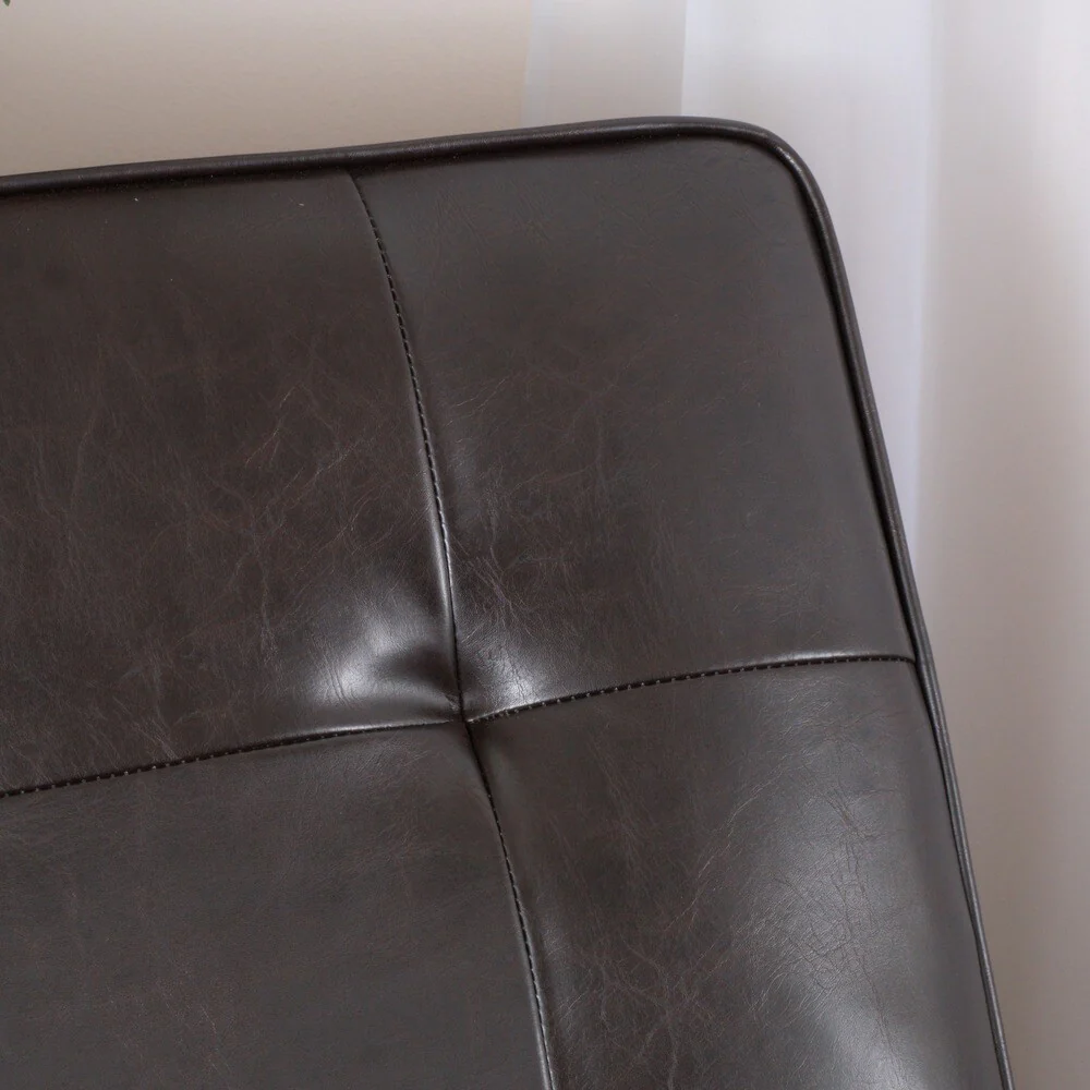 Ethan Tufted Bonded Leather Recliner Chair by Christopher Knight Home