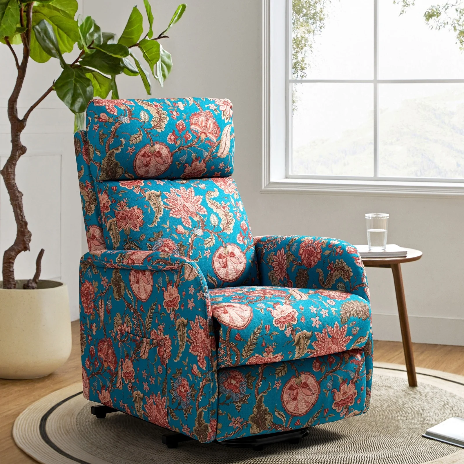 Elisa Power Remote Lift Assist Recliner with Metal Base