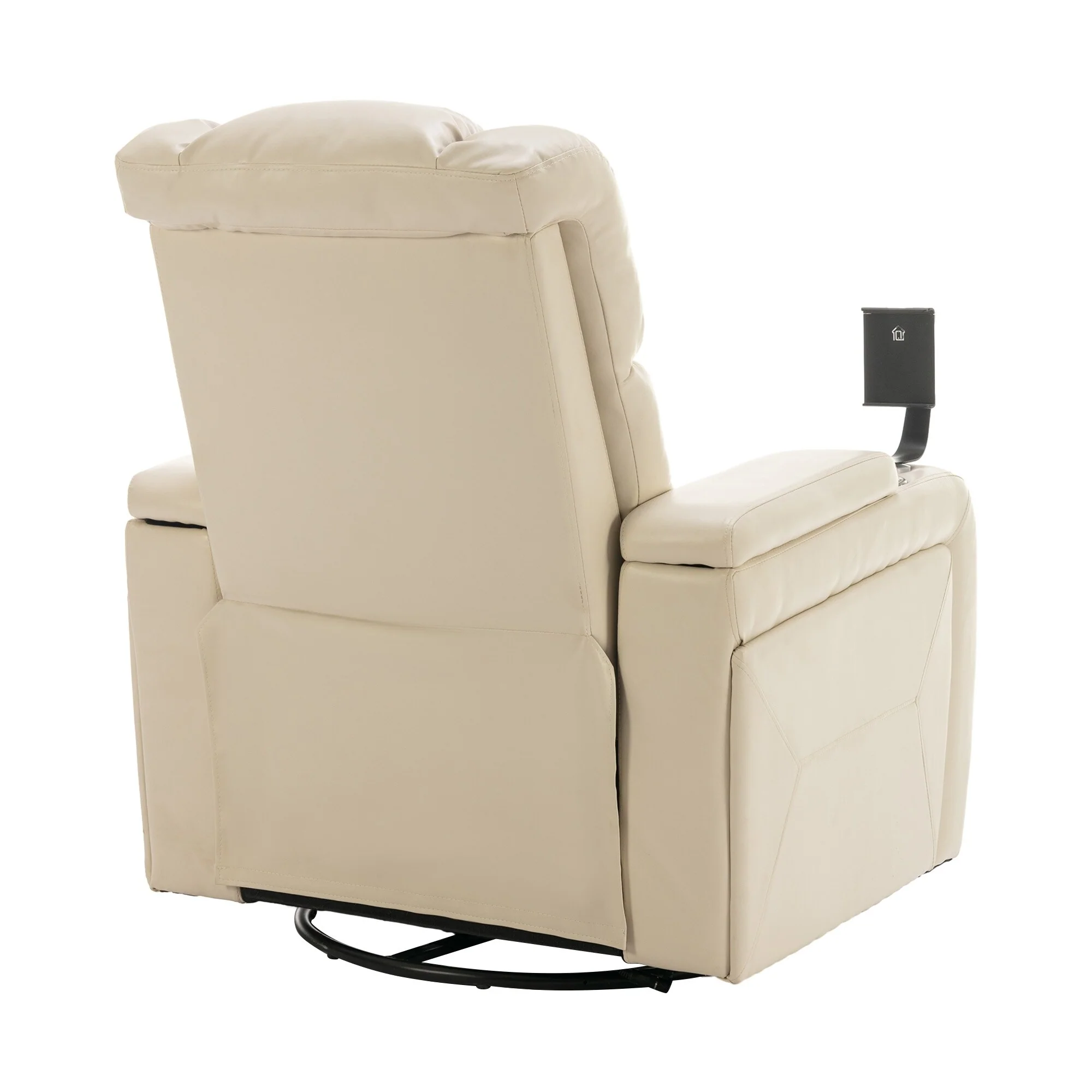 Power Recliner Chair with 270�� Swivel, Tray, USB & Cup Holders