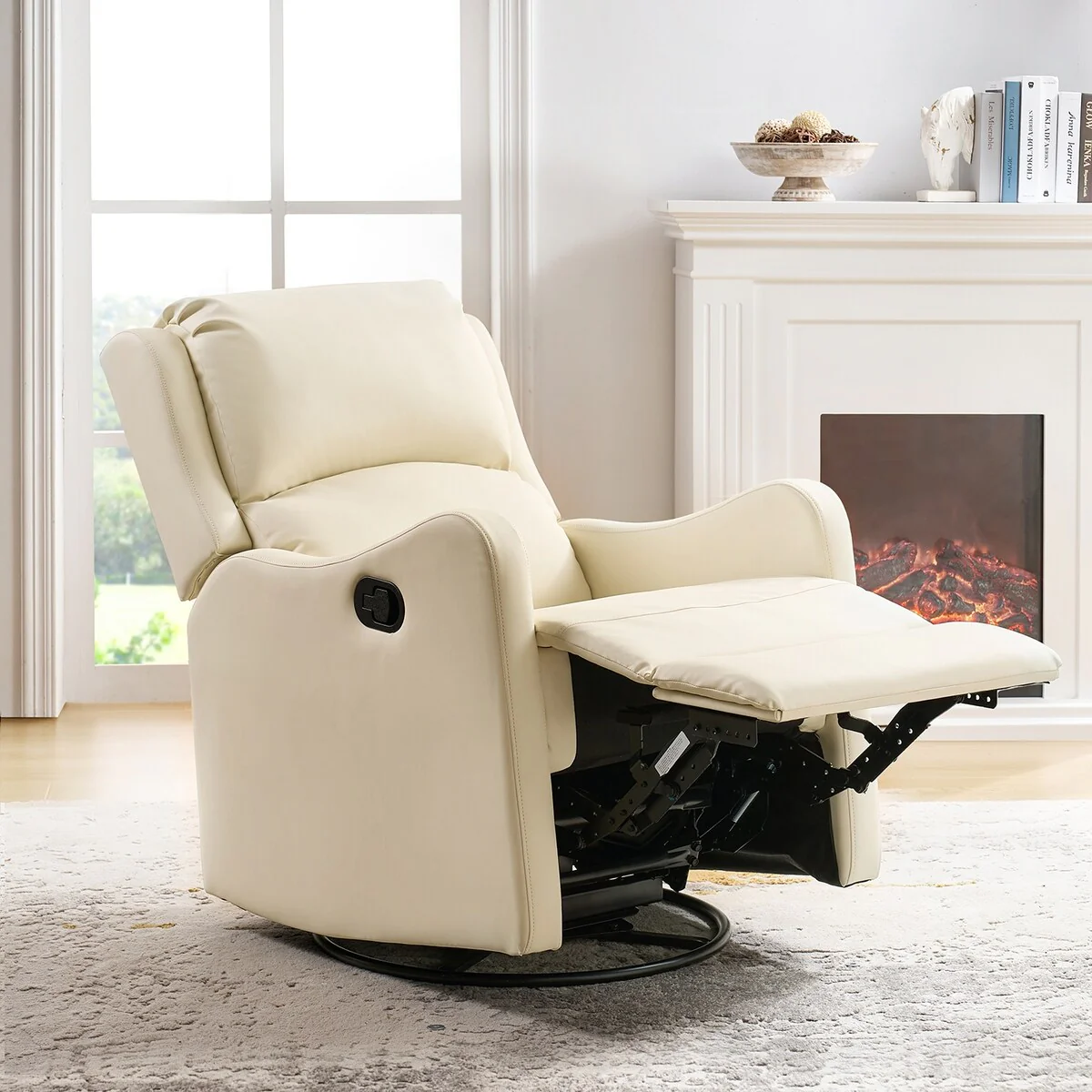 Pablo Traditional 360-Degree Swivel rocker Recliner by HULALA HOME