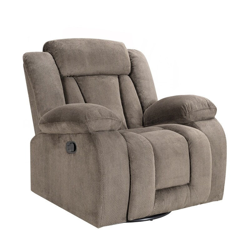 Rocker and Swivel Upholstered Recliner
