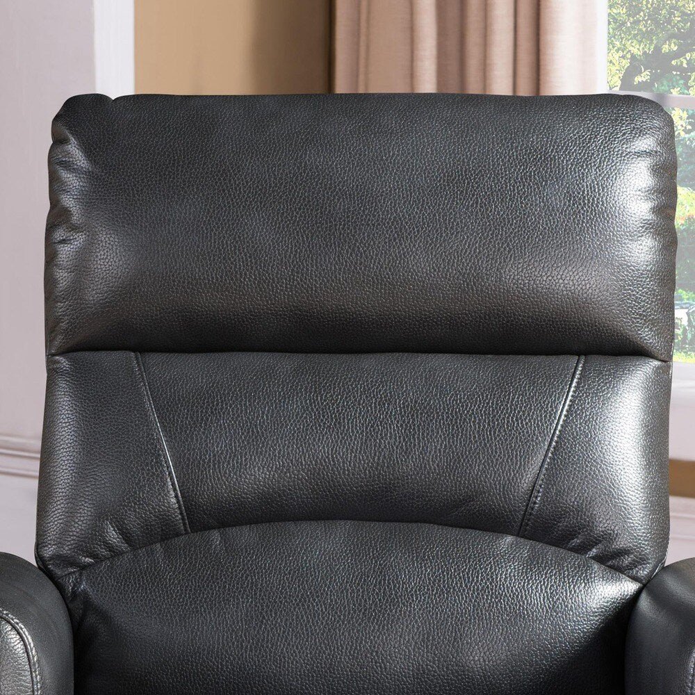 Colby Dark Charcoal Grey Reclining Power Lift Chair