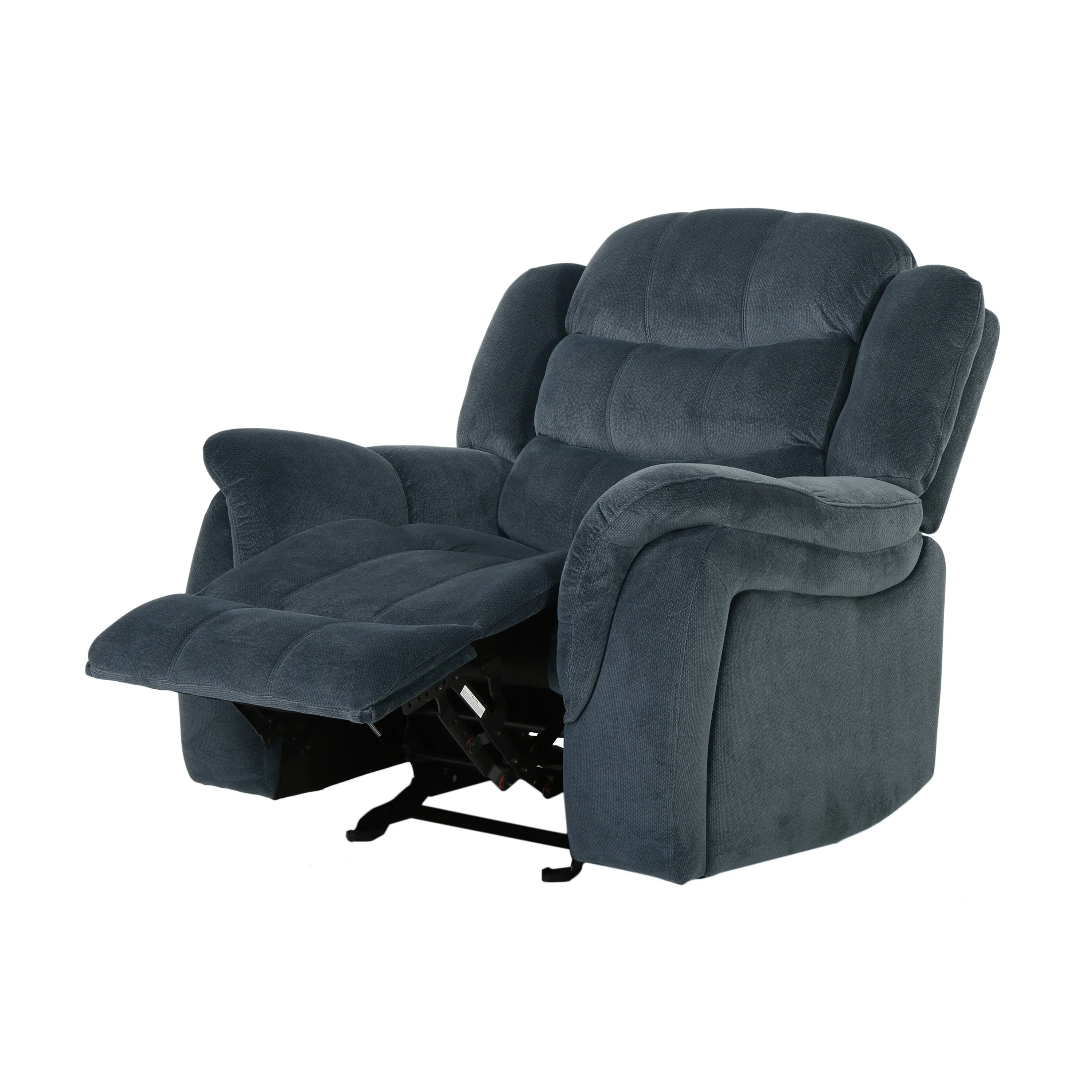 Luxurious Glider Recliner with Plush Fabric Upholstery by HarperBright Designs
