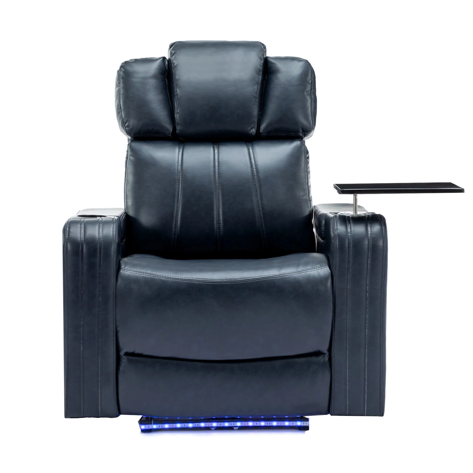 Power Recliner Chair with Cooling Cup Holder, Bluetooth & Tray Table