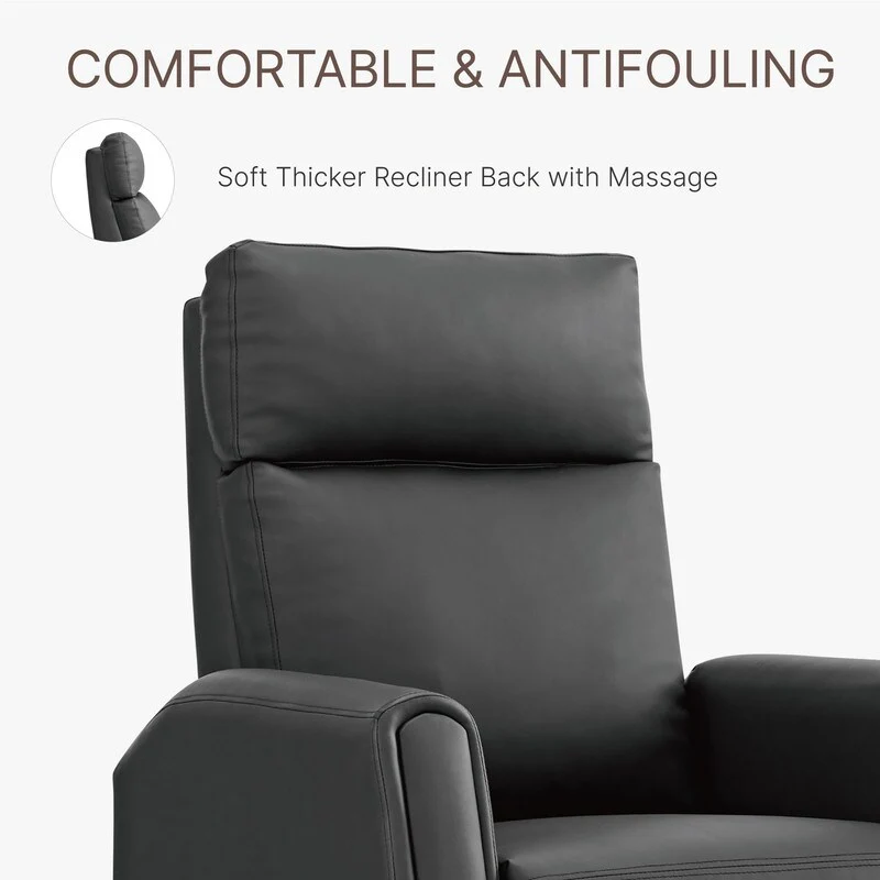 Andrea Recliner Chair with LED Lights, Heating  Massage