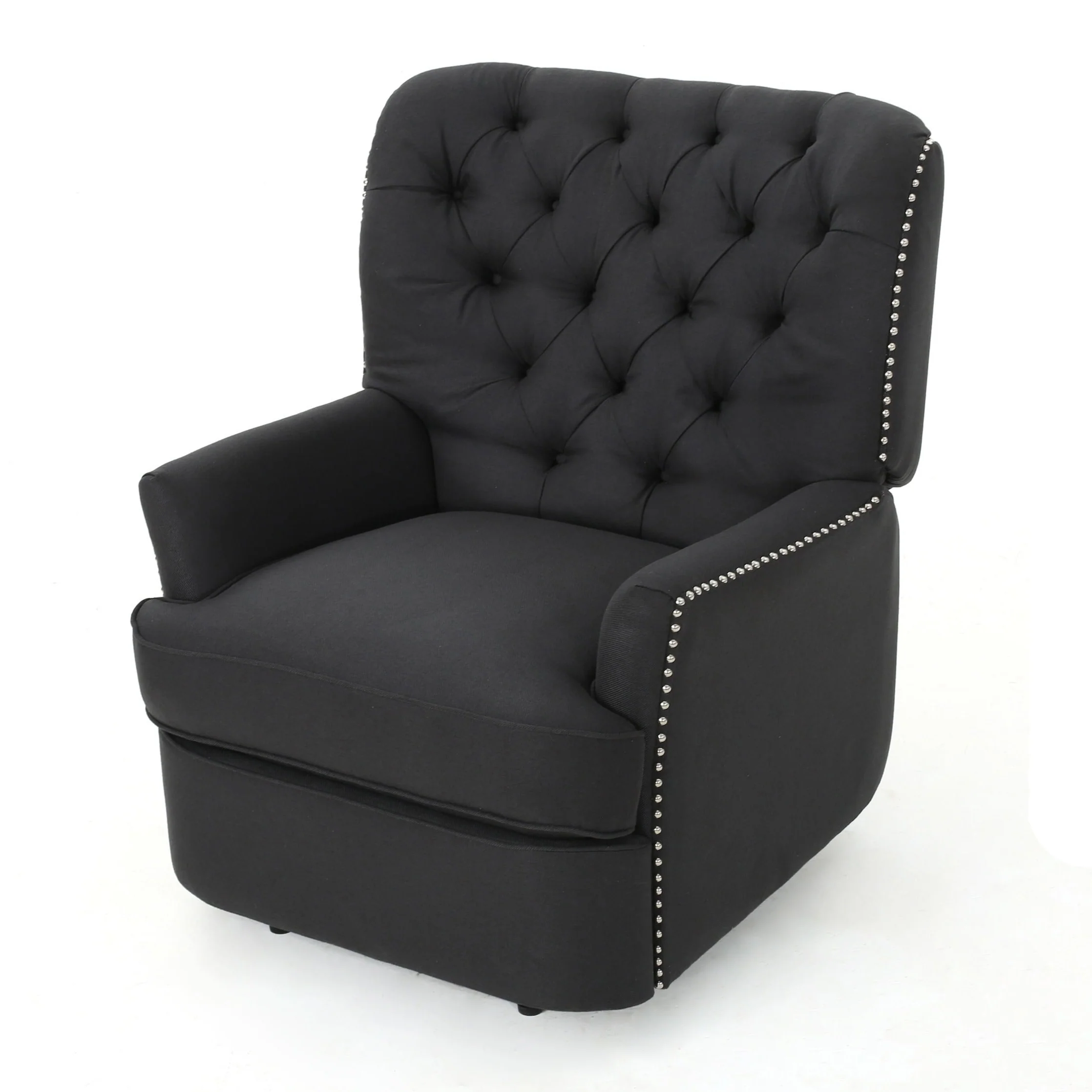 Salomo Tufted Fabric Power Recliner by Christopher Knight Home