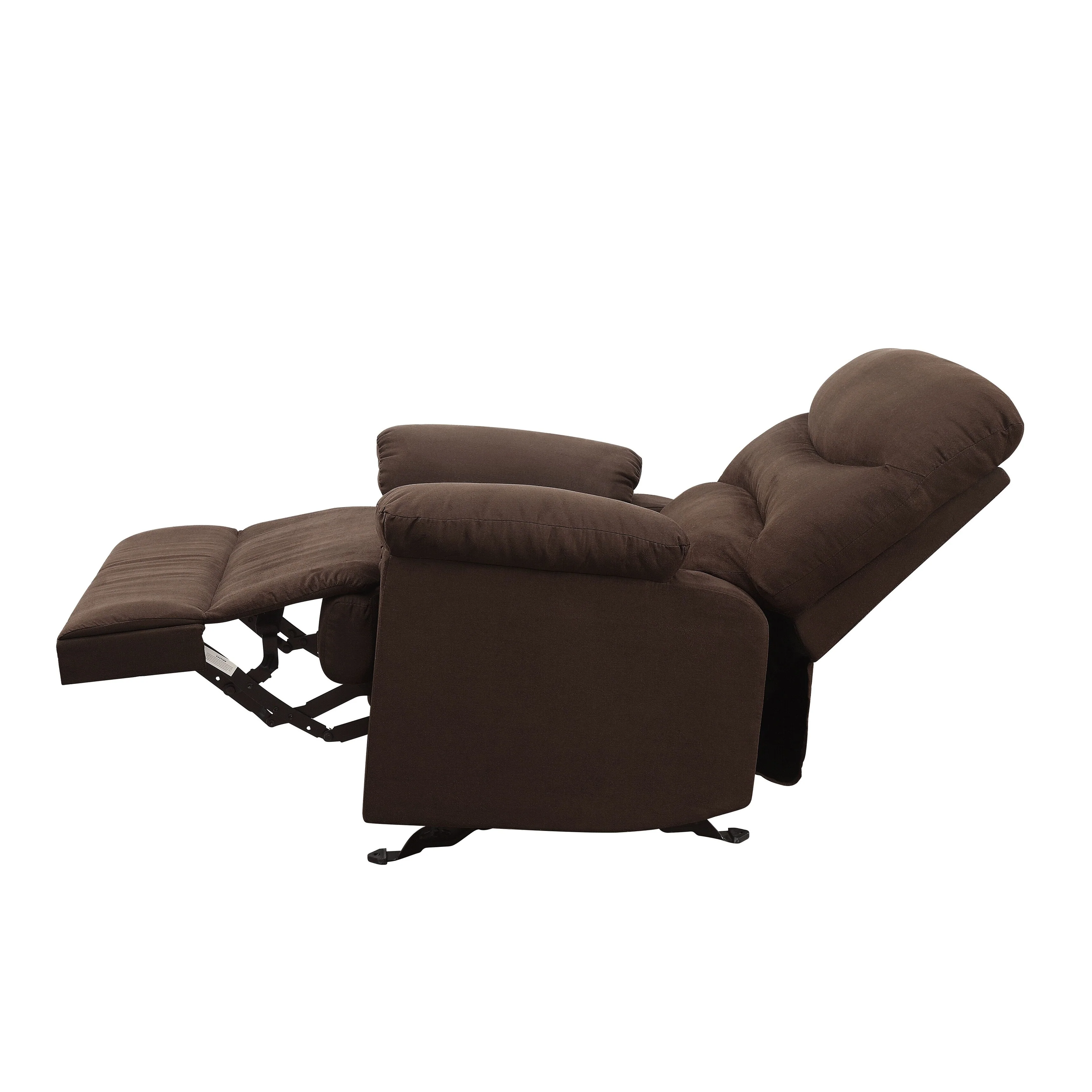 Chocolate Microfiber Motion Recliner
