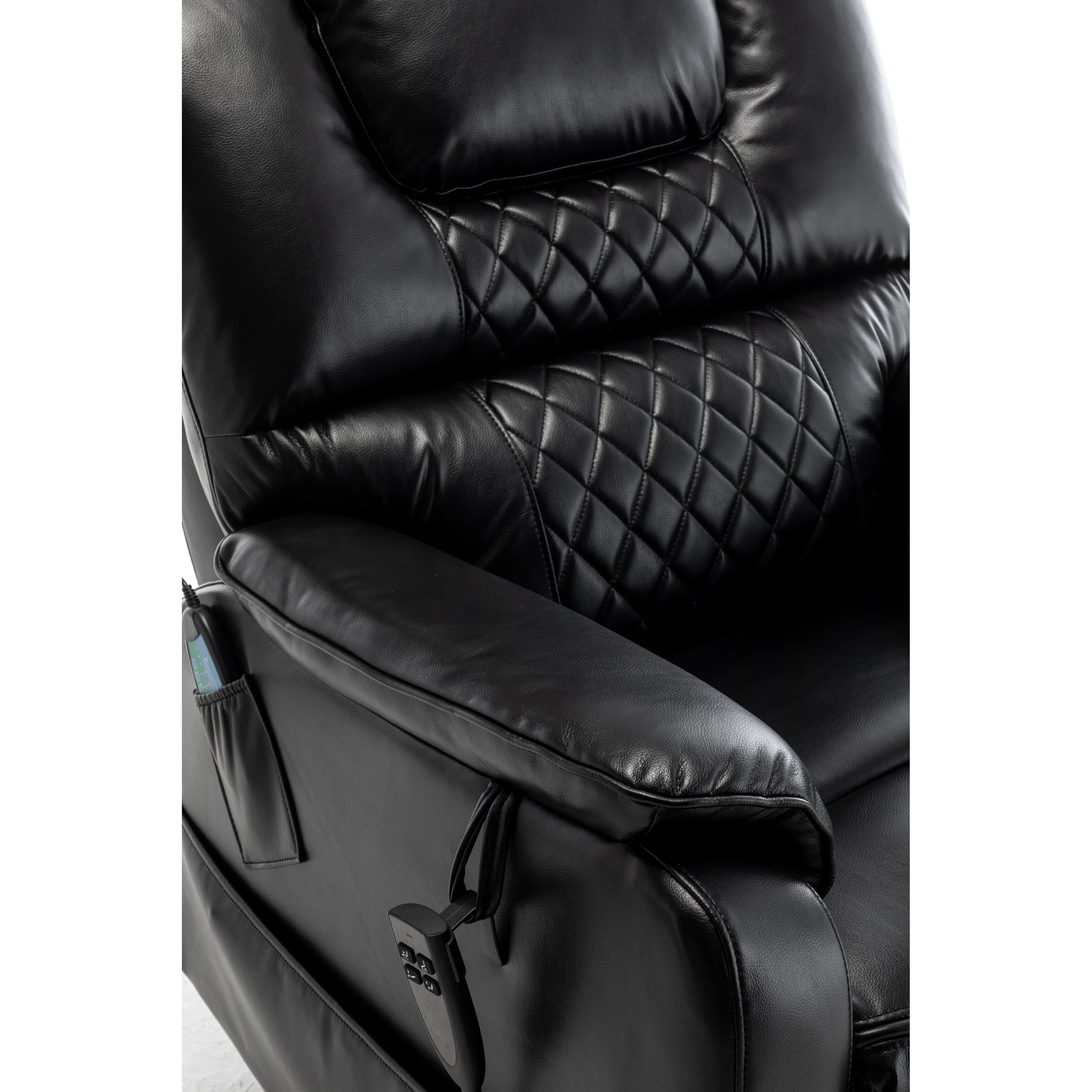 PU Recliner Chair with 180�� Infinite Position, Remote & Easy Assembly